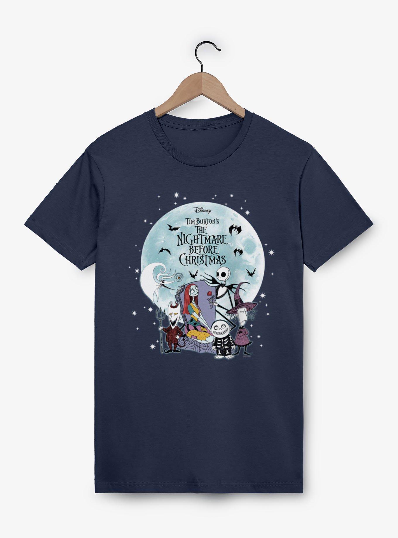 Disney Nightmare Before Christmas Big Moon Grave Friends T-Shirt, , hi-res