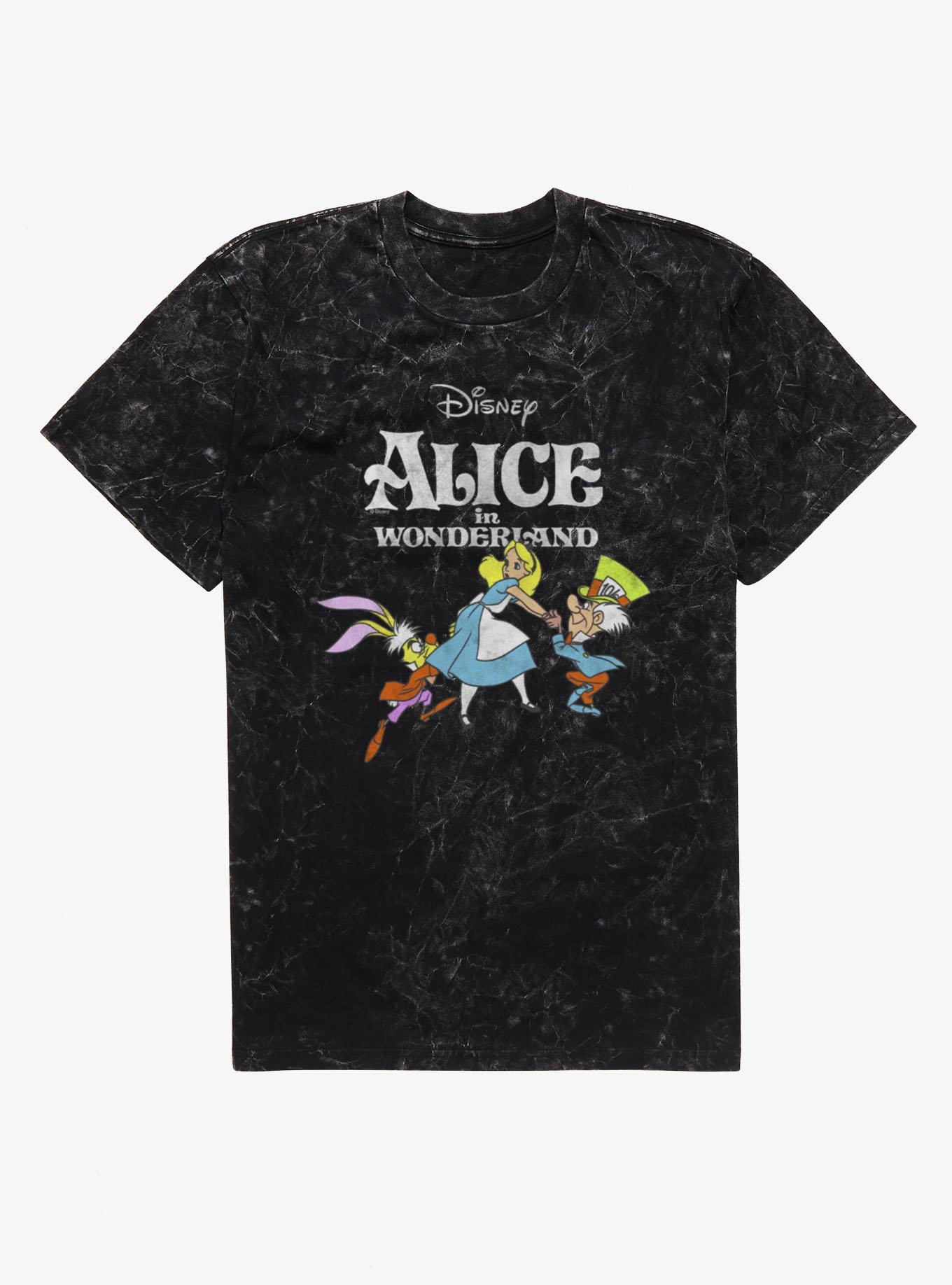 Disney Alice In Wonderland Rush Alice Mineral Wash T-Shirt, , hi-res