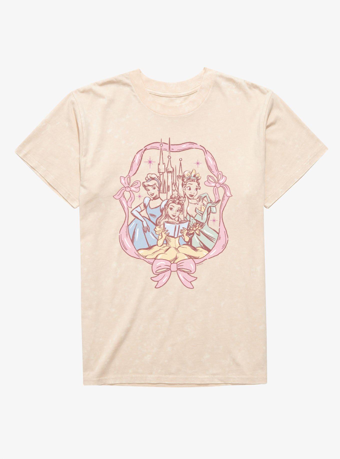 Disney Princess Trio Of Ribbons Mineral Wash T-Shirt, , hi-res