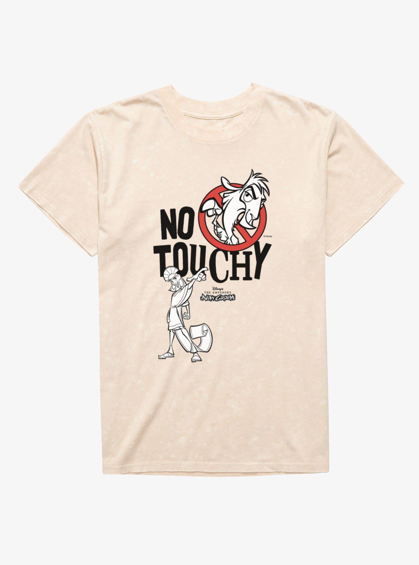 Disney The Emperor's New Groove Kuzco Not Touchy Pointing Mineral Wash T-Shirt, , hi-res