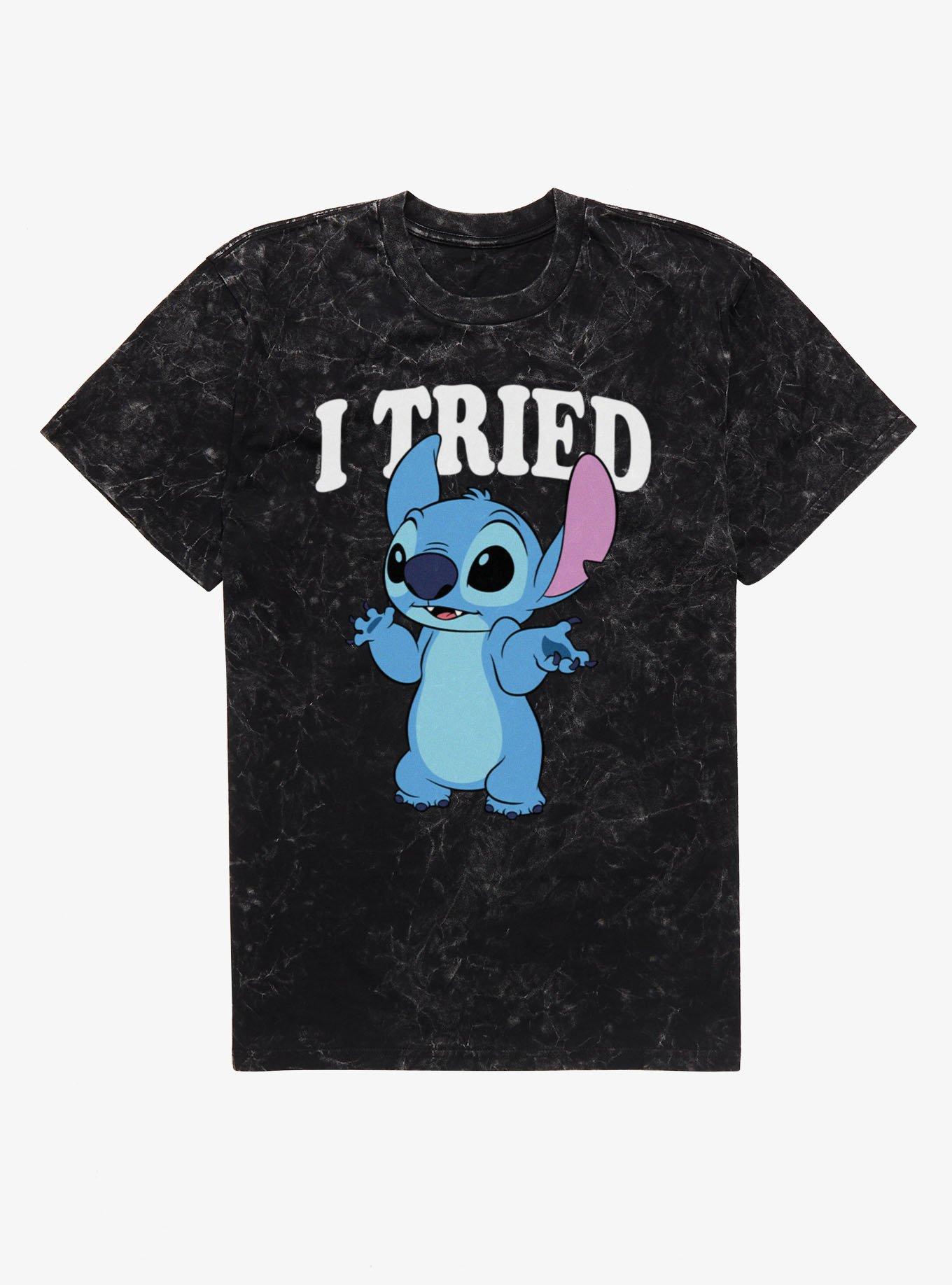 Disney Lilo And Stitch I Tried Mineral Wash T-Shirt, , hi-res