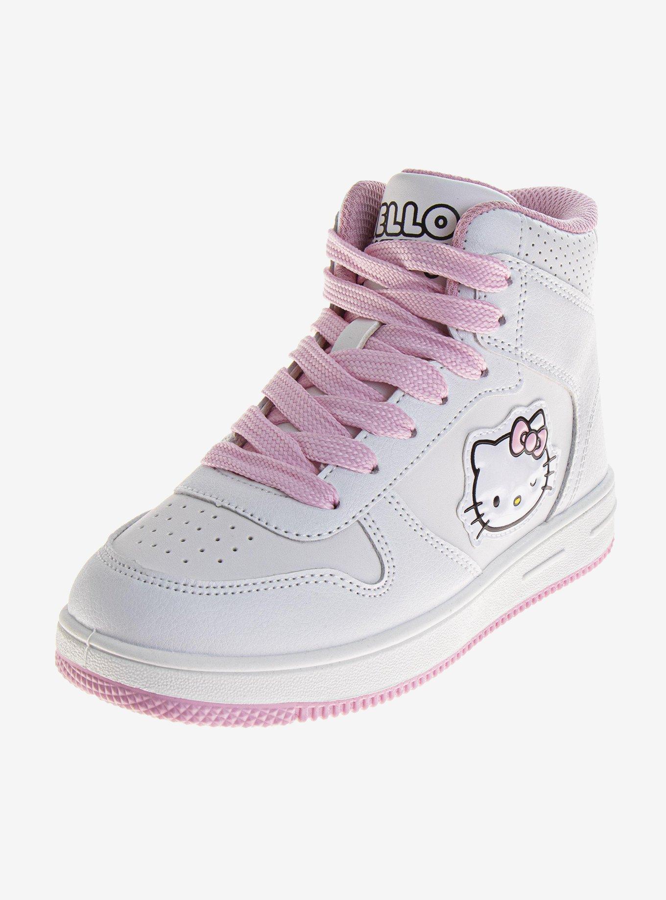 Hello Kitty High-Top Lace-Up Kids Sneakers, , hi-res