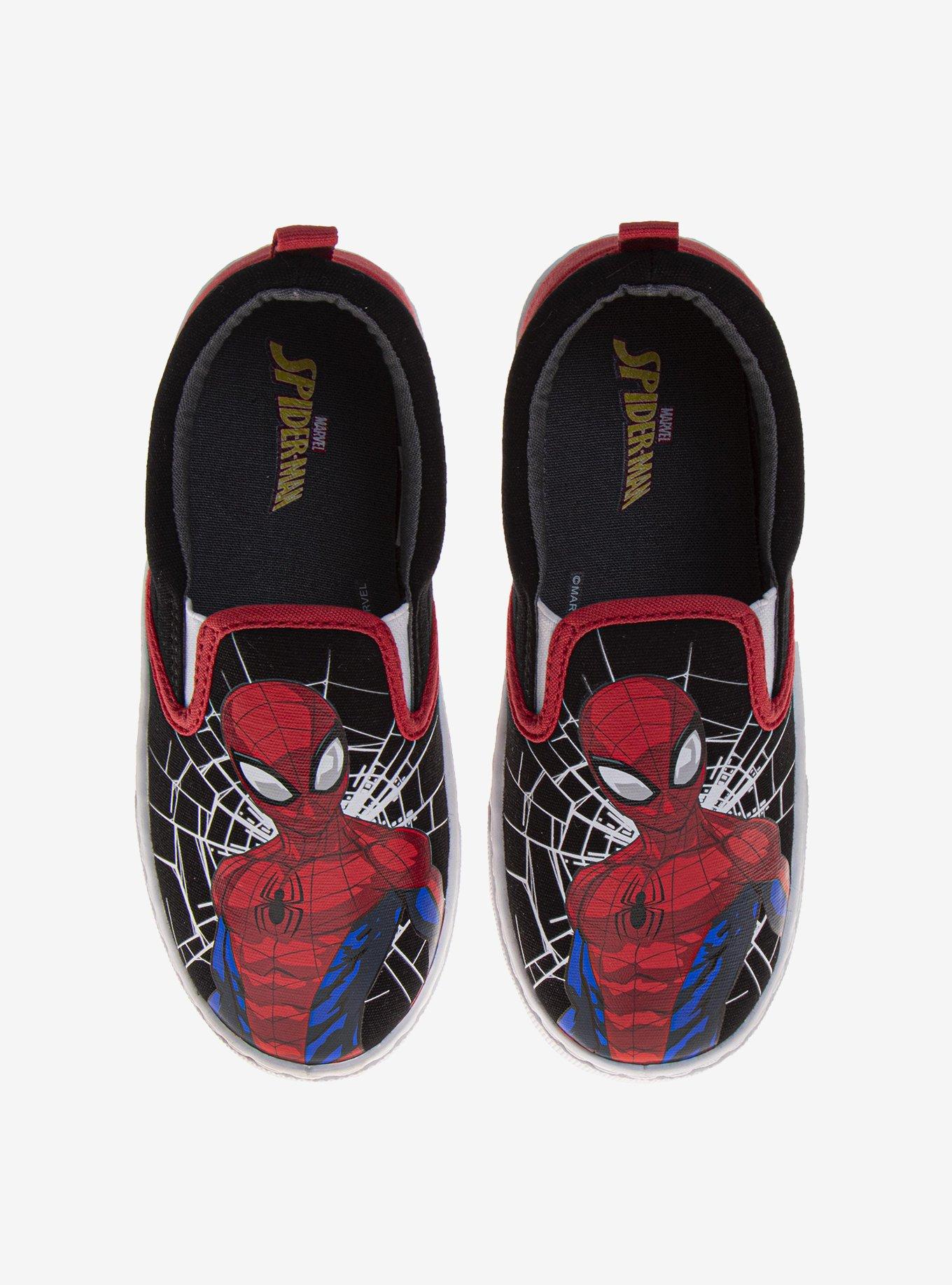 Marvel Spider-Man Canvas Slip-On Kids Sneakers