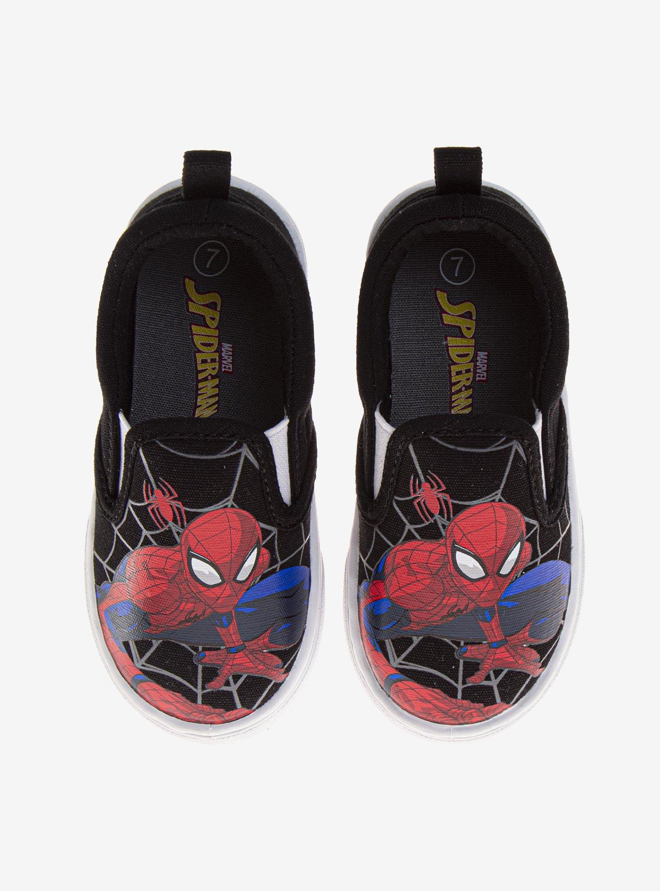 Marvel Spider-Man Canvas Slip-On Toddler & Little Kids Sneakers
