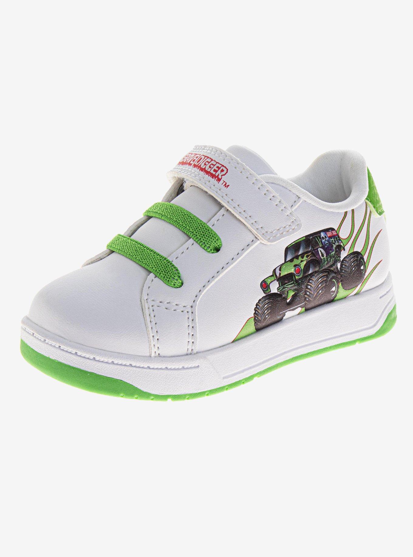 Monster Jam Hook and Loop Toddler & Little Kids Sneakers