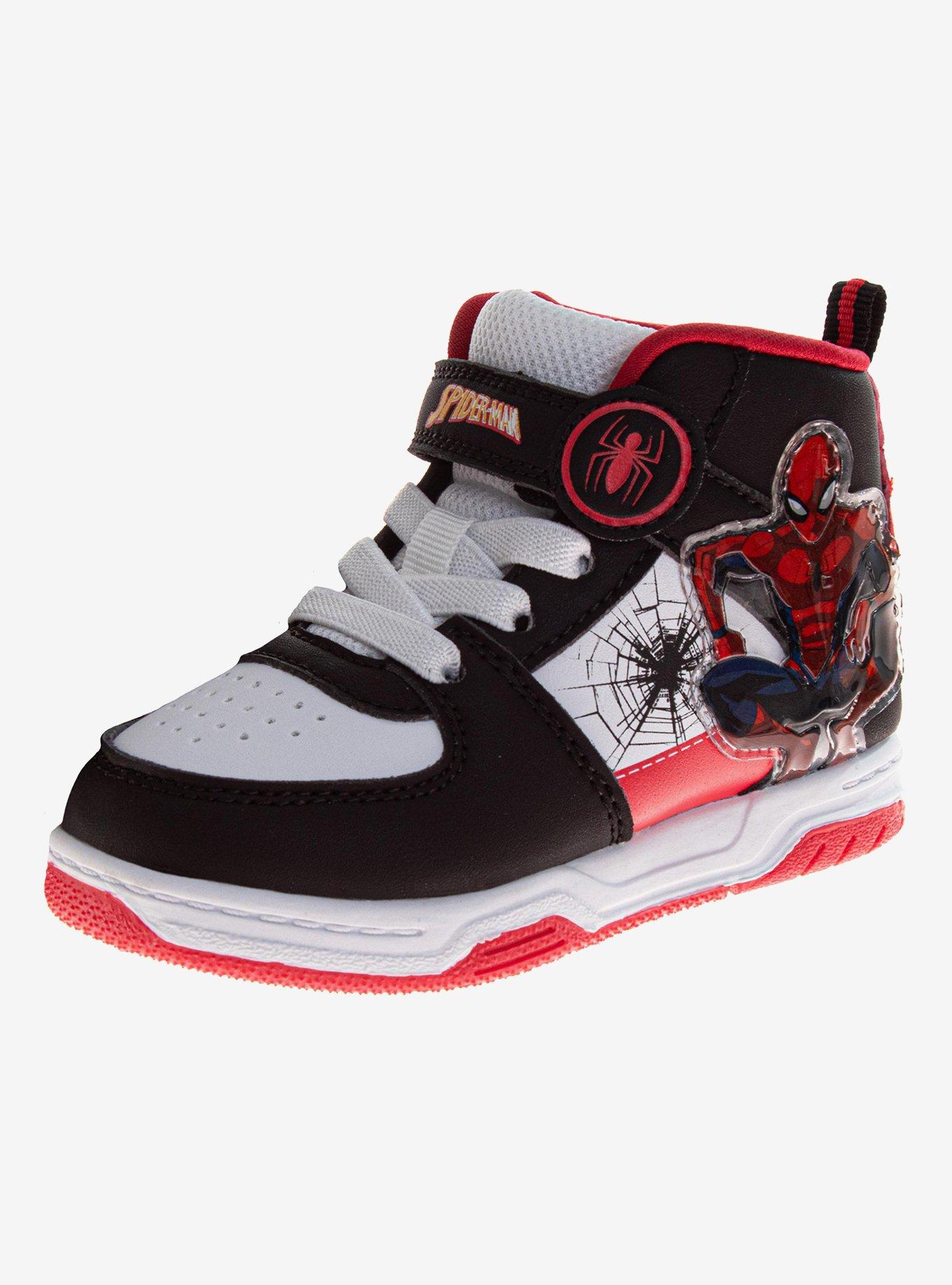 Marvel Spider-Man Hook and Loop Toddler & Little Kids Sneakers, , hi-res