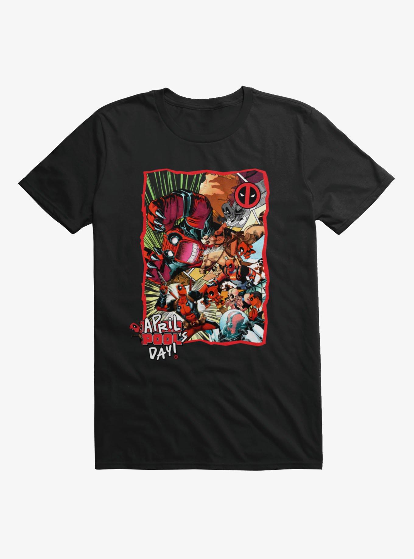 Marvel Deadpool April Pool's Day Invasion Of The Deadpools T-Shirt, , hi-res