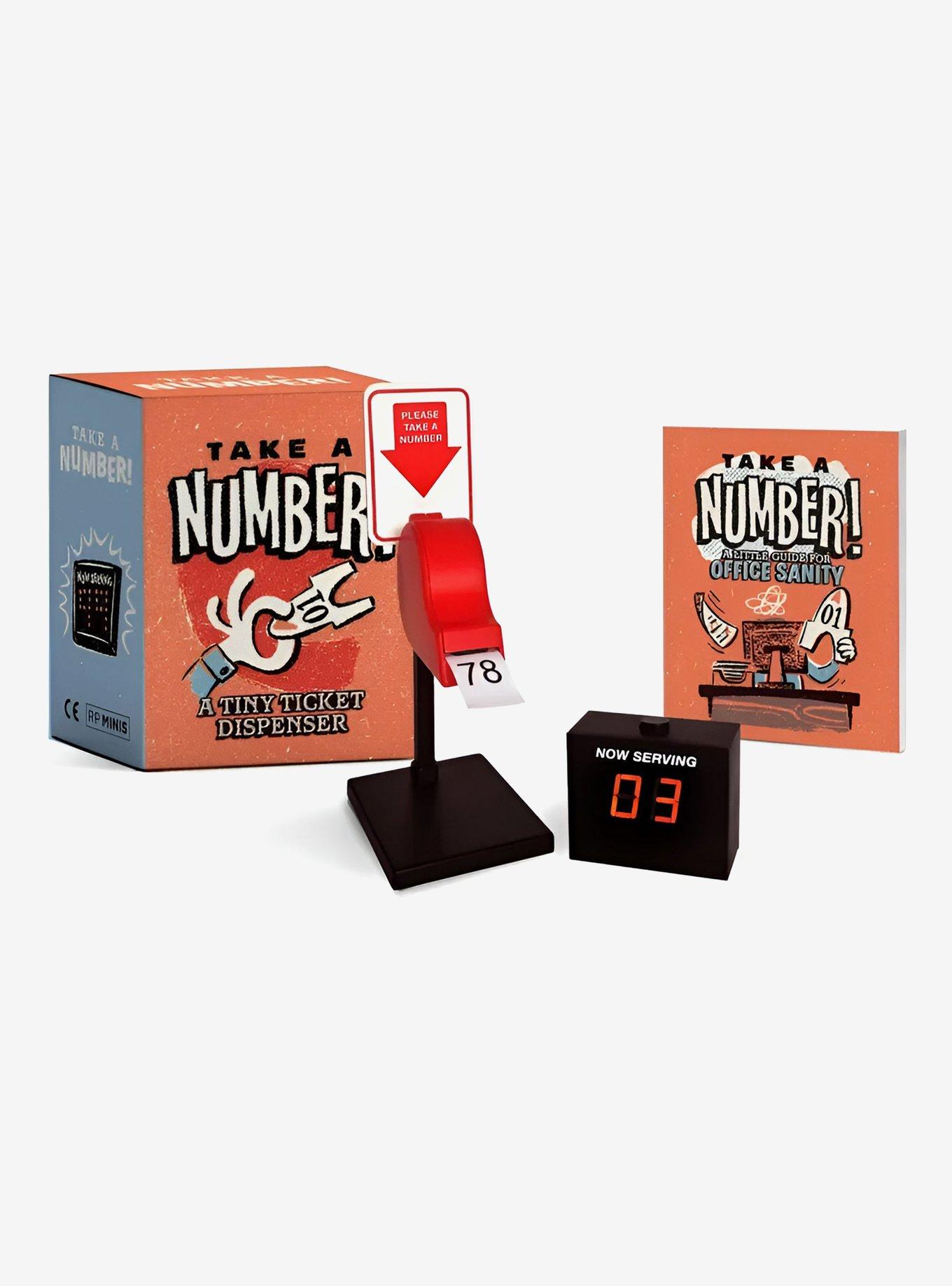 Take A Number Tiny Ticket Dispenser, , hi-res