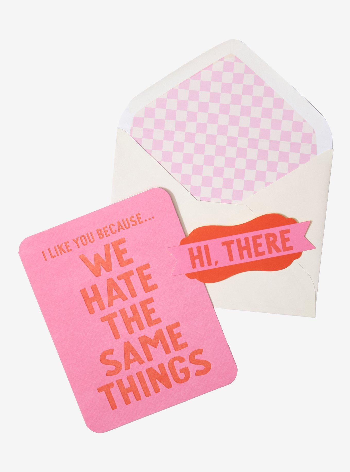 Studio Oh! I Like You Deluxe Greeting Card, , hi-res