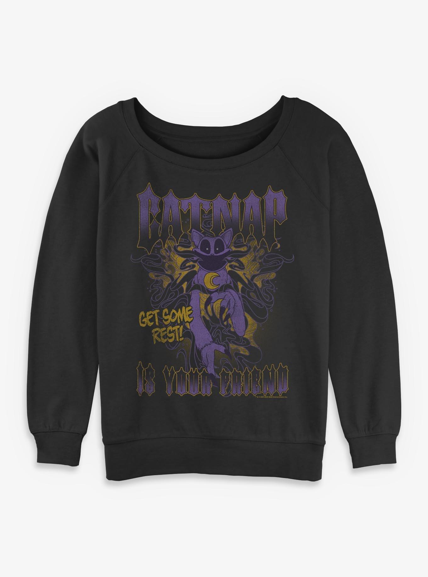 Poppy Playtime Catnap Is Your Friend Girls Slouchy Sweatshirt, , hi-res