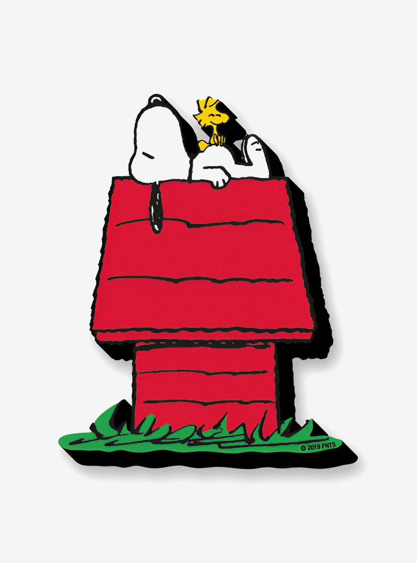 Peanuts Snoopy & Woodstock Doghouse Chunky Magnet, , hi-res