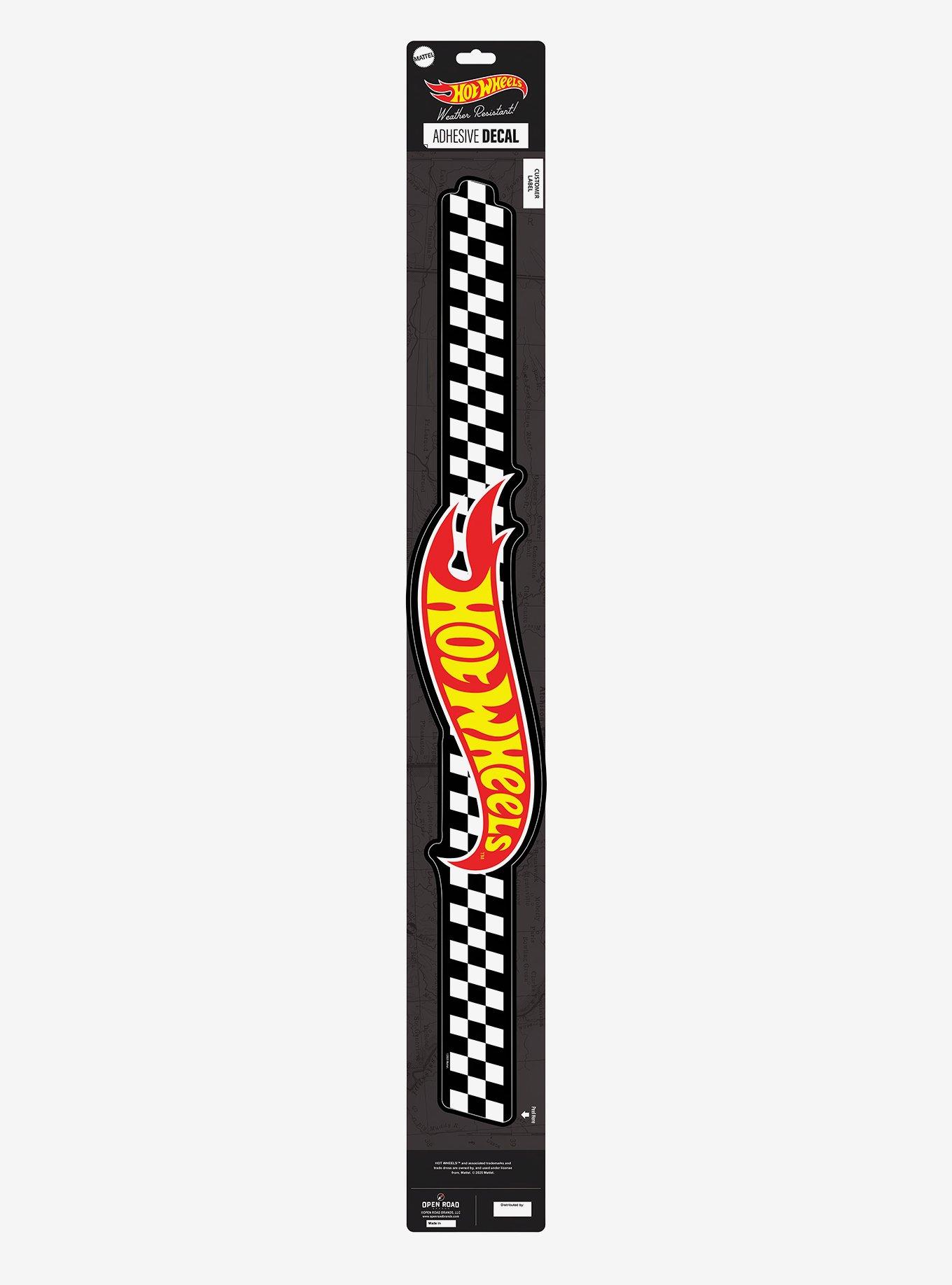 Hot Wheels Checkered Logo Decal, , hi-res
