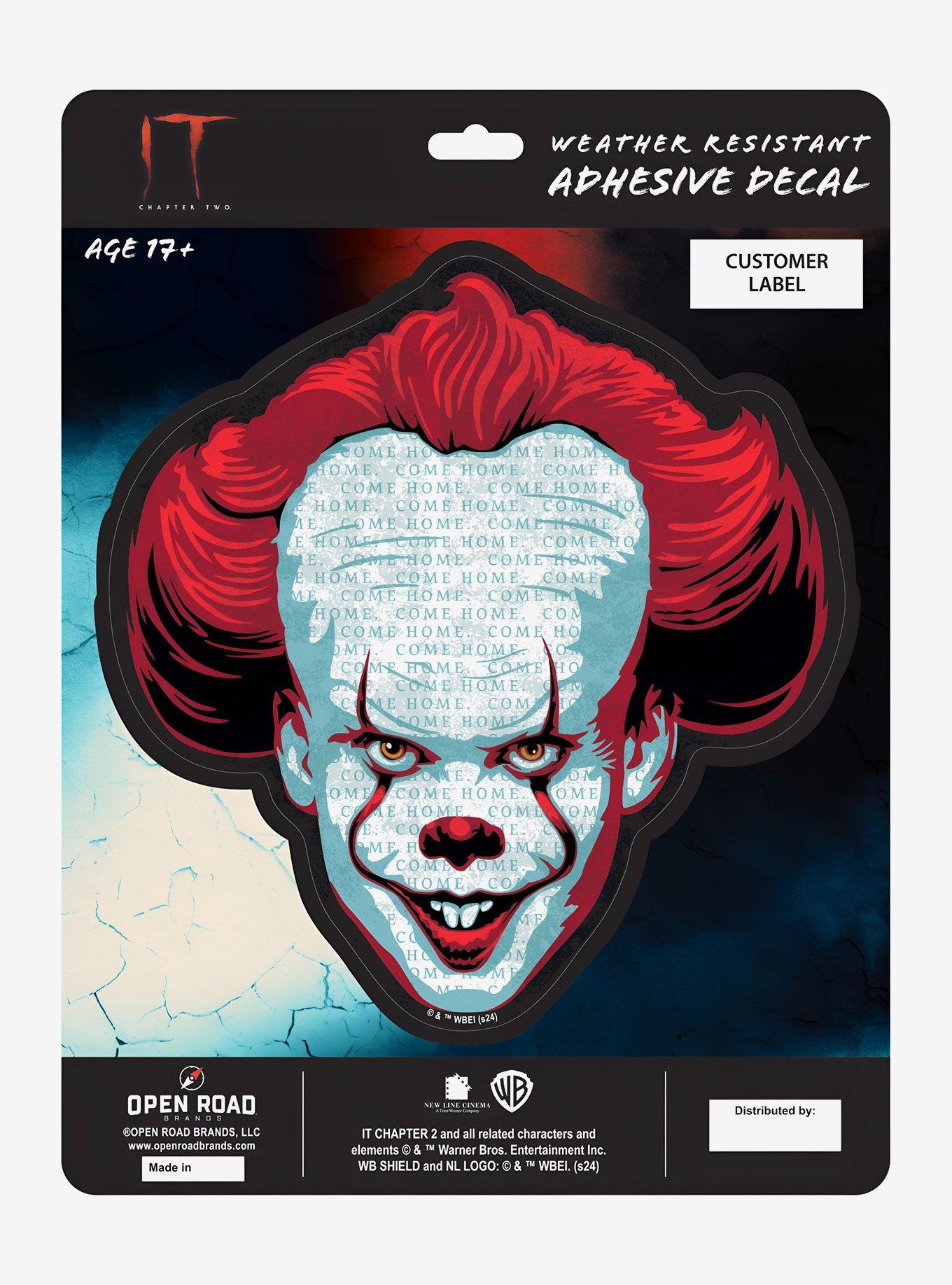 IT: Chapter Two Pennywise Decal, , hi-res