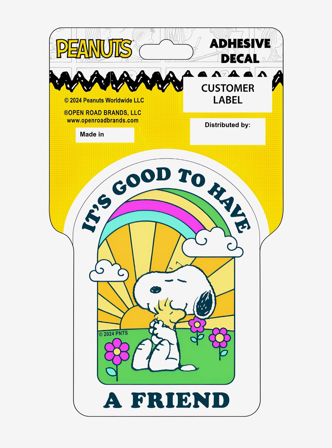 Peanuts Snoopy & Woodstock Friend Decal, , hi-res