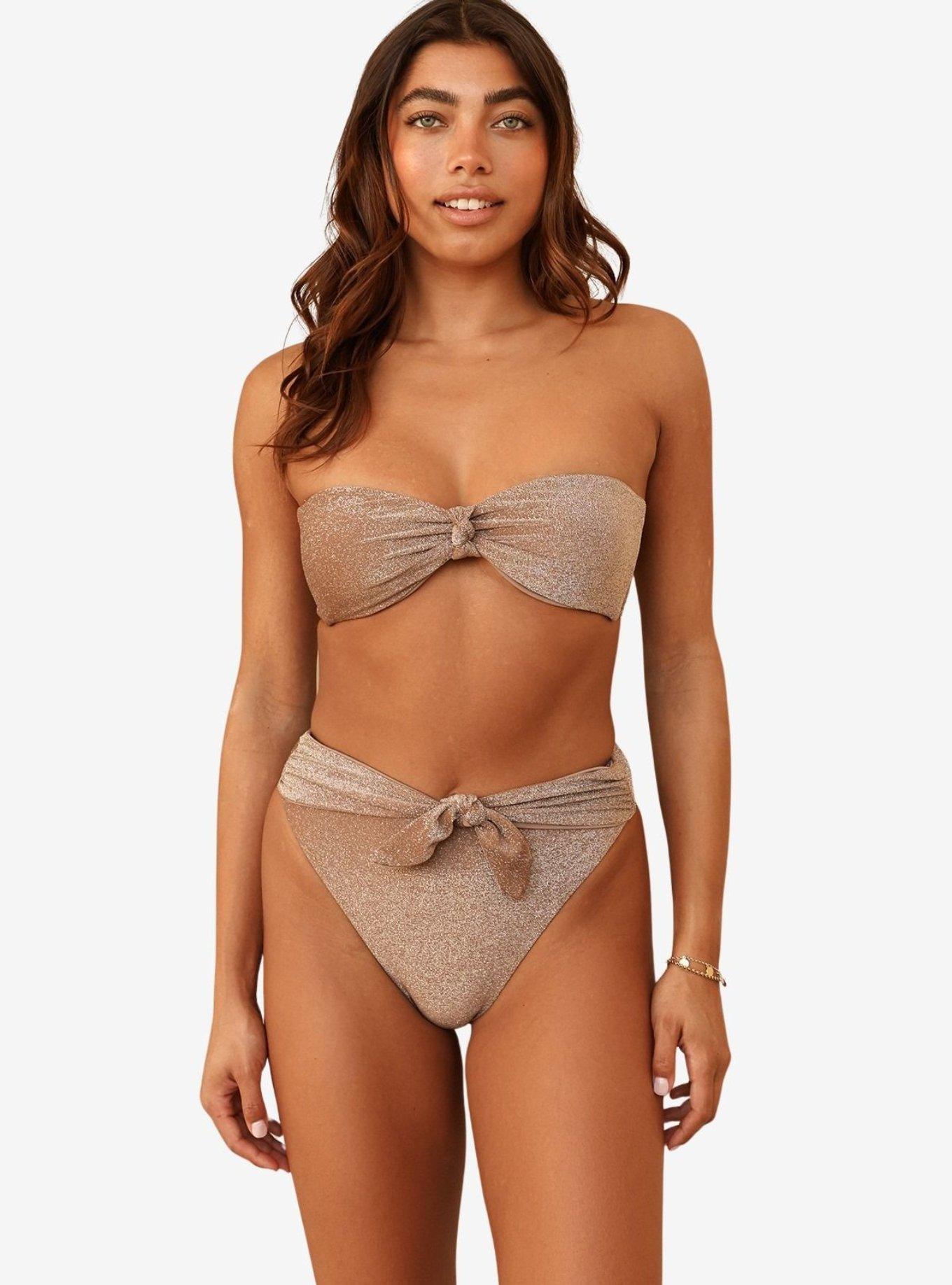 Dippin' Daisy's Cacao Audrey Cheeky Bikini Bottom, , hi-res