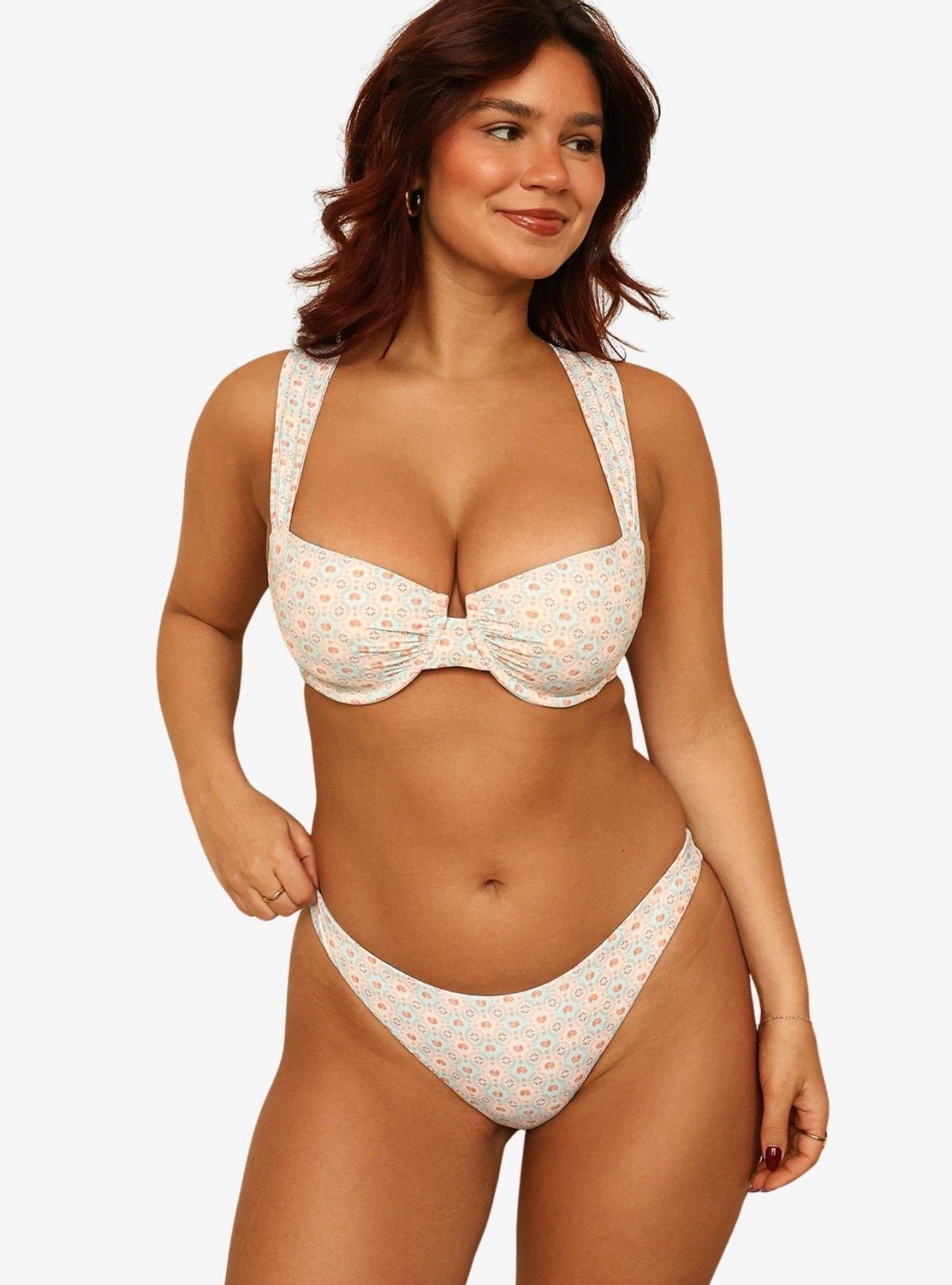 Dippin' Daisy's Siren Rosette Super Cheeky Bikini Bottom, , hi-res