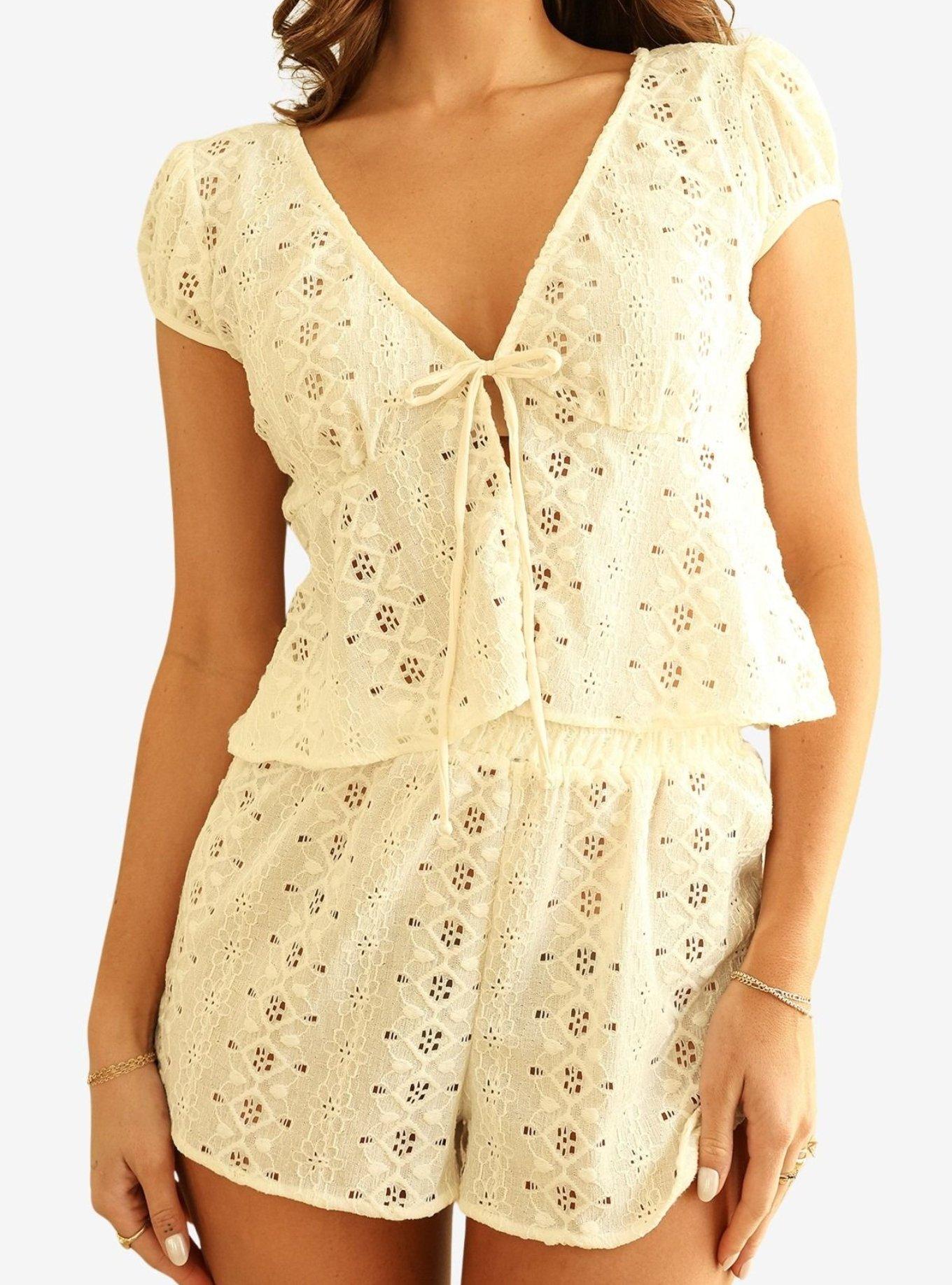 Dippin' Daisy's White Meadowland Top, , hi-res