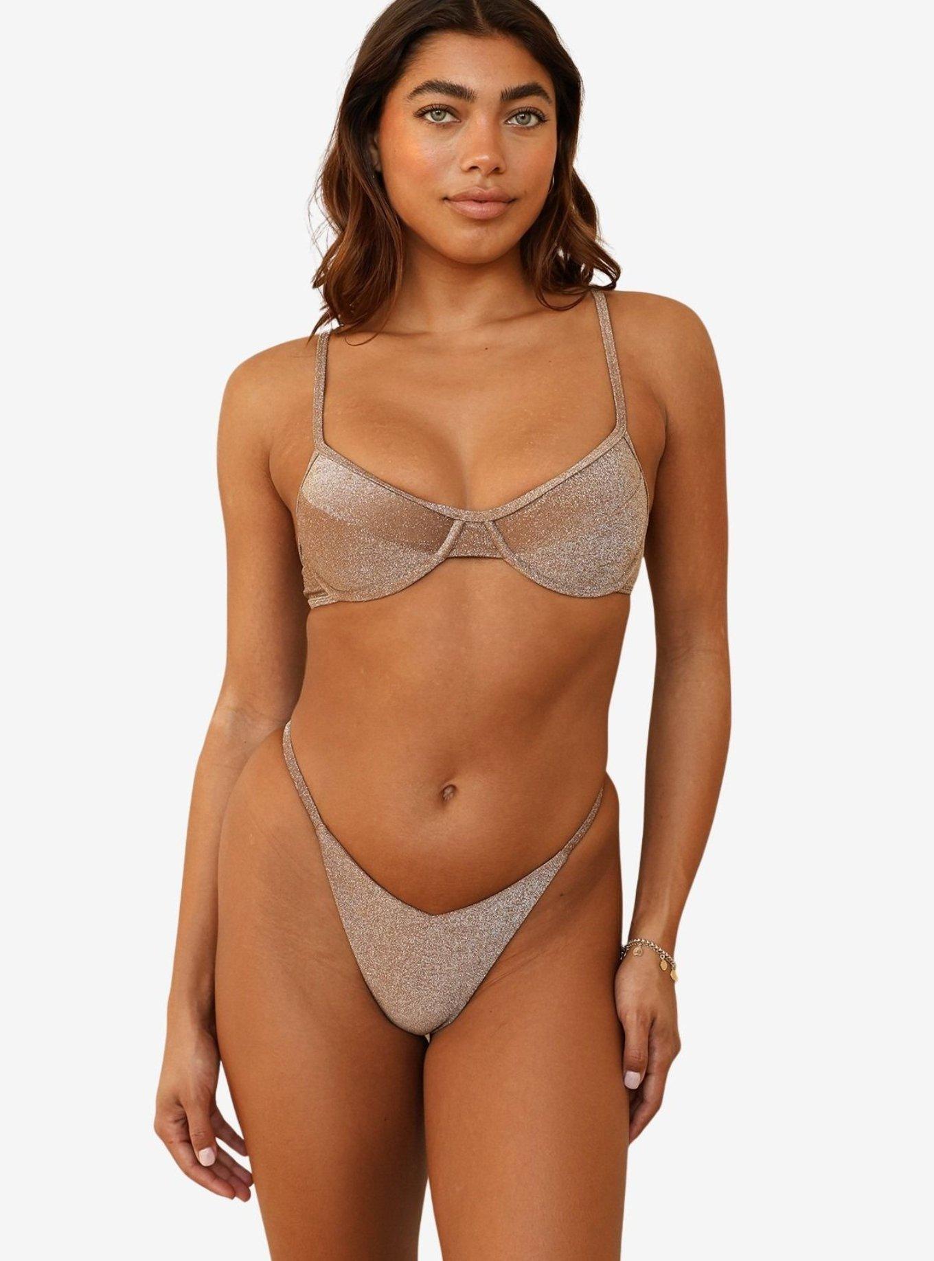 Dippin' Daisy's Cacao Fiji Super Cheeky Bikini Bottom, , hi-res