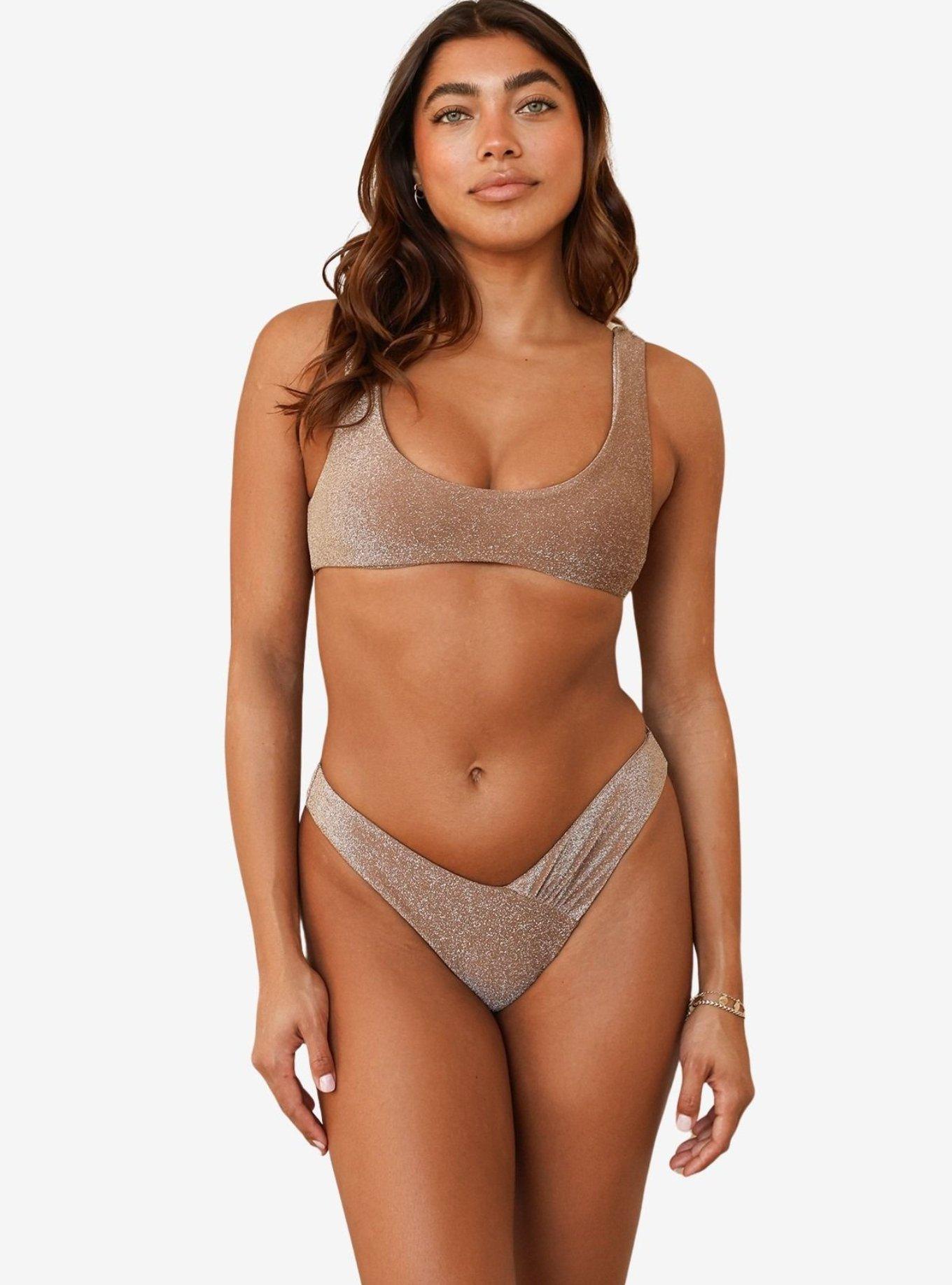 Dippin' Daisy's Cacao Angel Cheeky Bikini Bottom, , hi-res