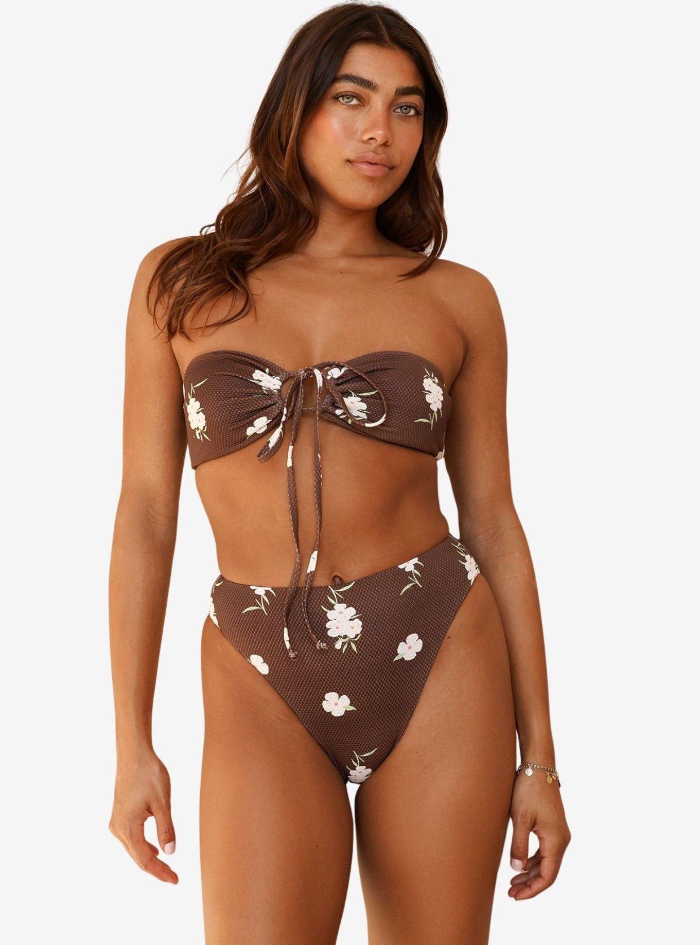 Dippin' Daisy's Enchanted Seashore High Waist Cheeky Bikini Bottom, , hi-res
