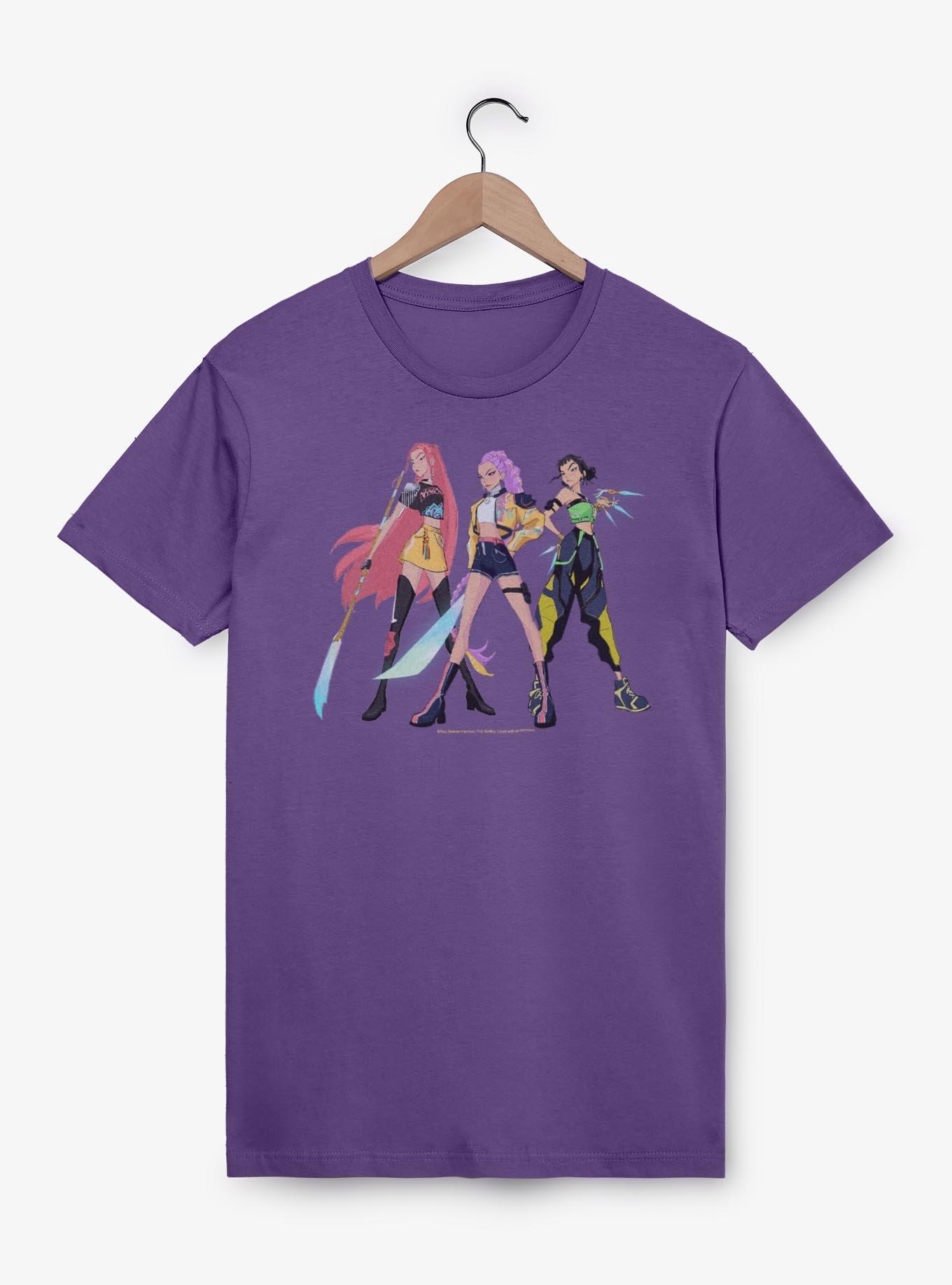 KPop Demon Hunters Fighting Pose T-Shirt, , hi-res
