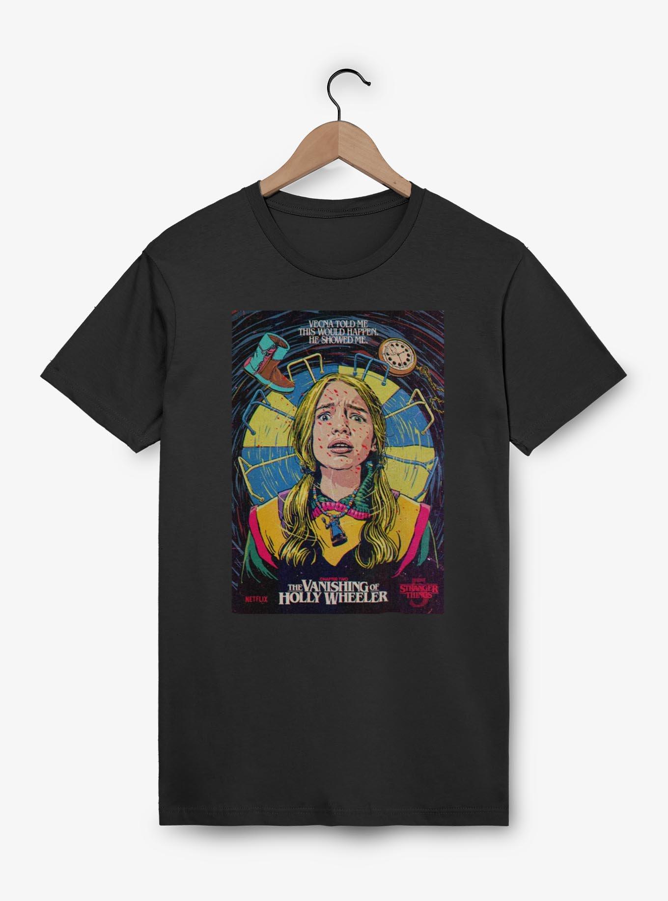 Stranger Things The Vanishing Of Holly Wheeler T-Shirt, BLACK, hi-res