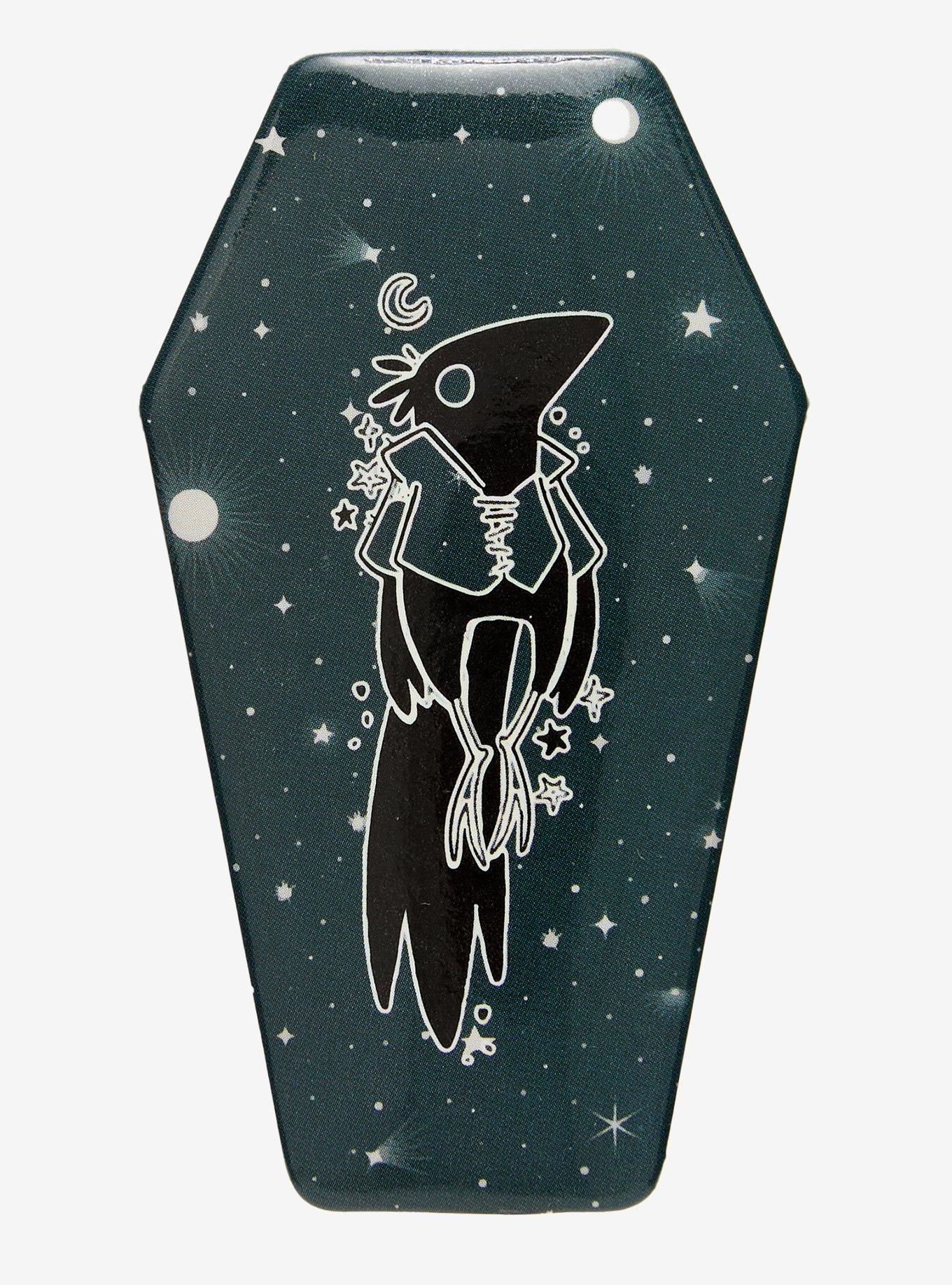 Crow Celestial Coffin Button, , hi-res