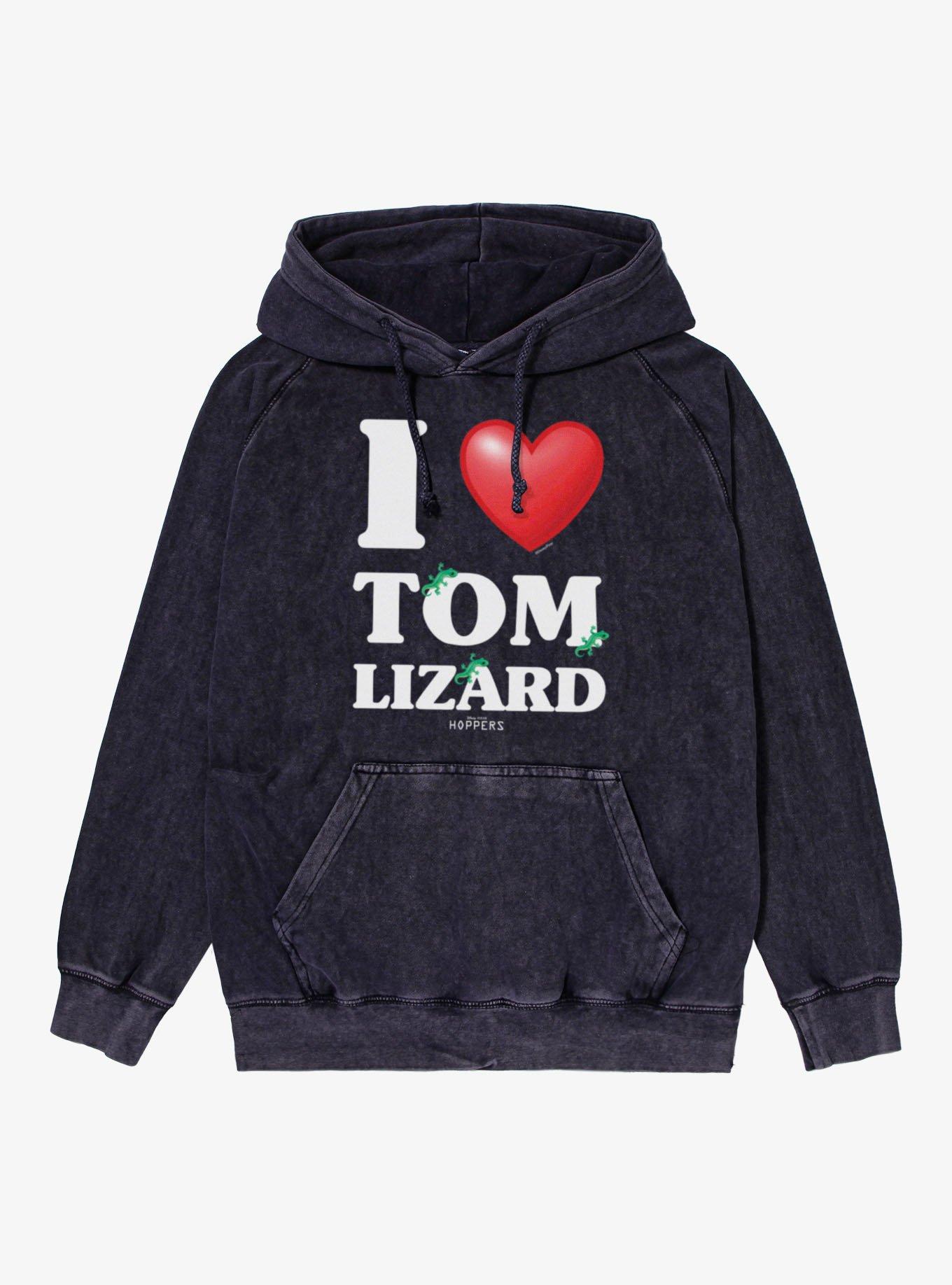 Disney Pixar Hoppers I Heart Tom Lizard Mineral Wash Hoodie, , hi-res