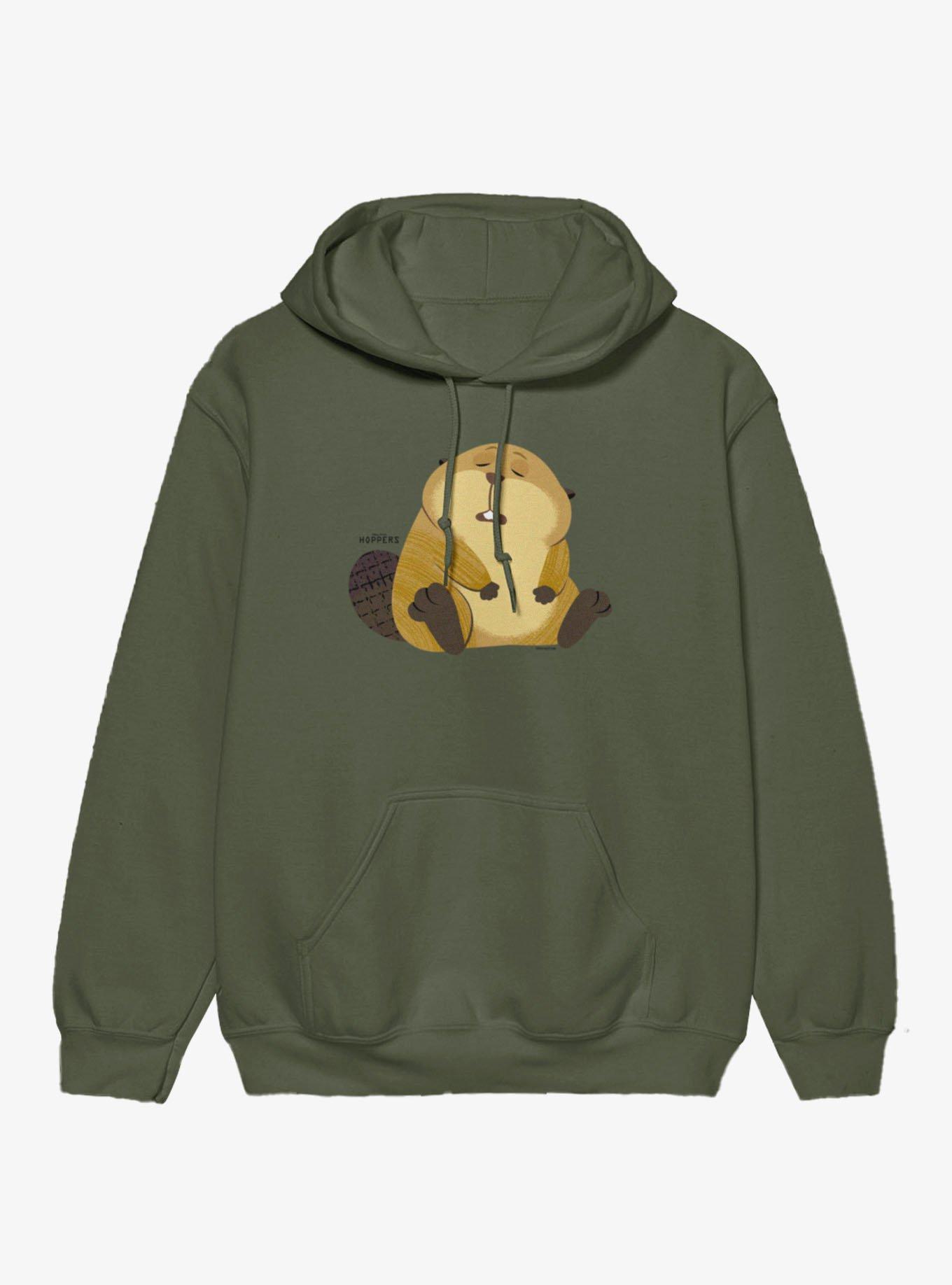 Disney Pixar Hoppers Sleepy Loaf Beaver Hoodie, , hi-res