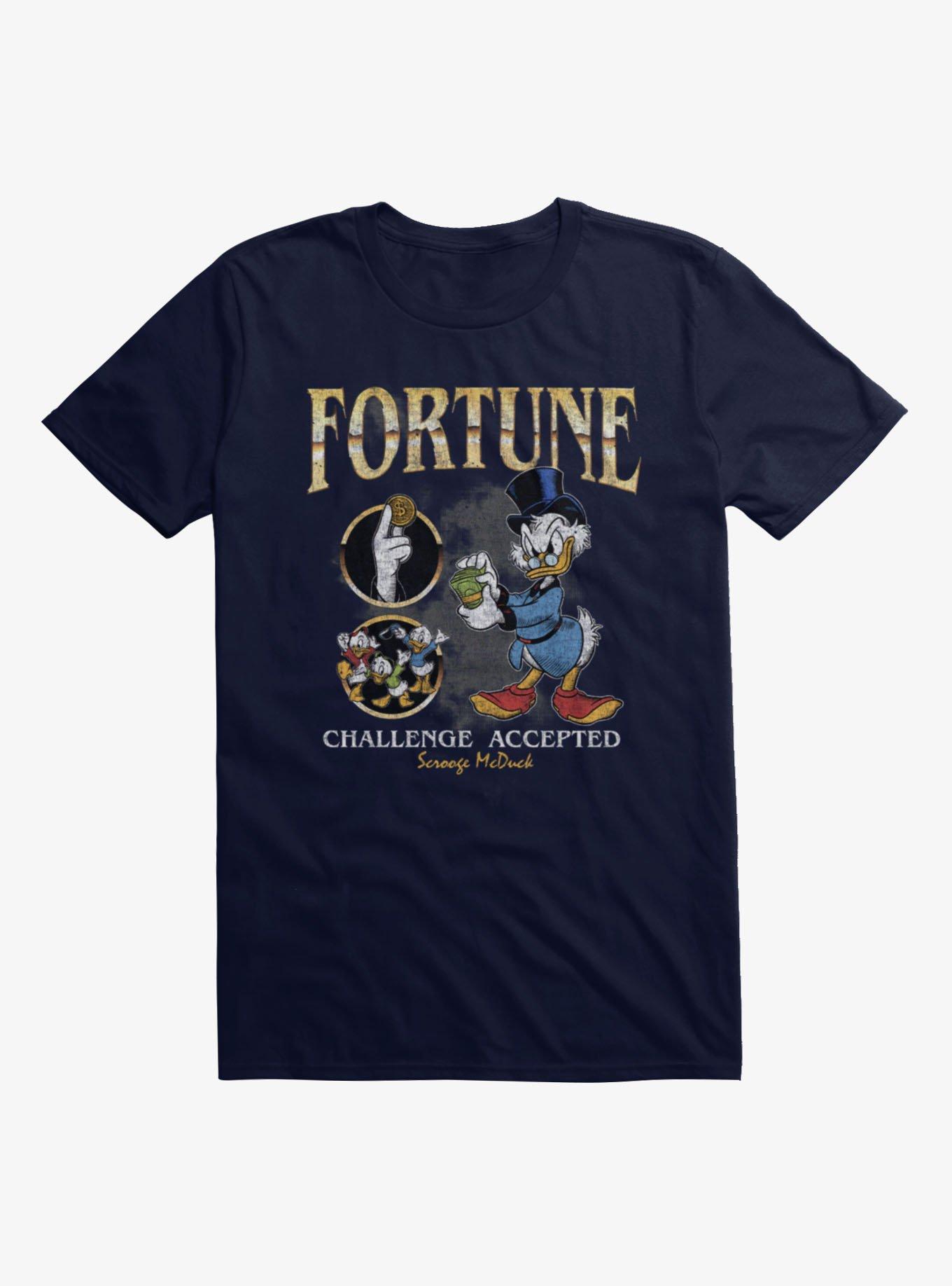 Disney Scrooge McDuck Fortune Challenge Accepted T-Shirt, , hi-res