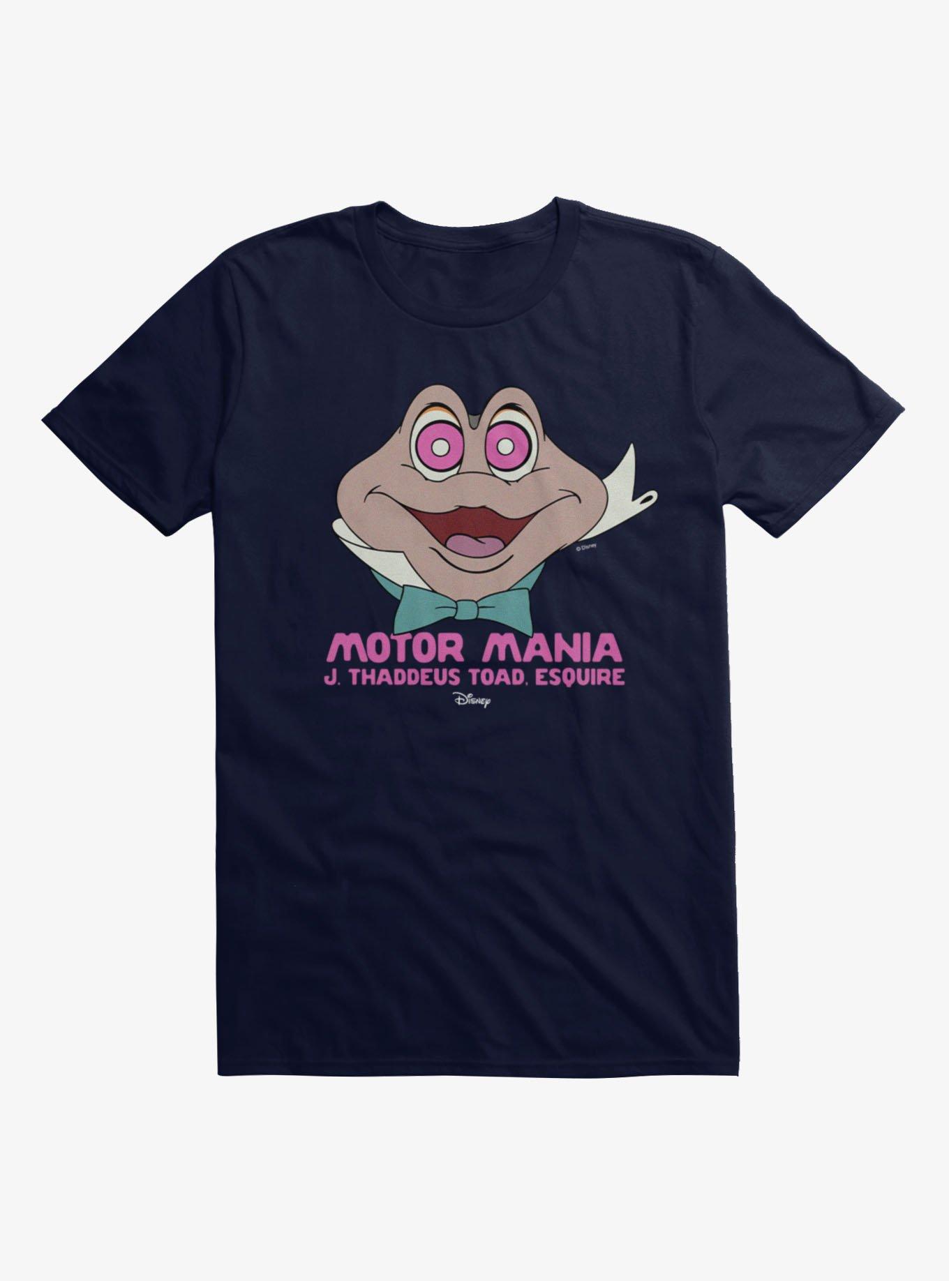 Disney Ichabod And Mr. Toad Motor Mania Crazy Eyes T-Shirt, NAVY, hi-res view 1