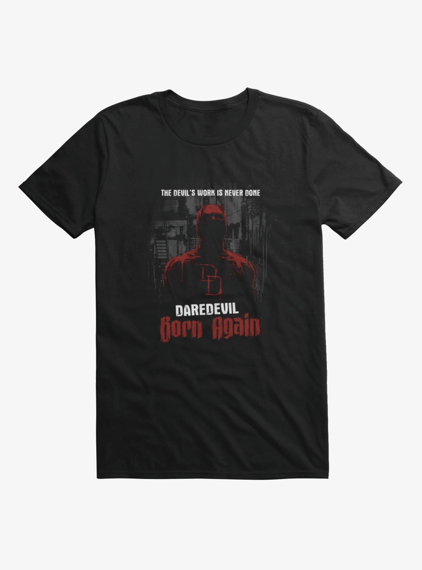Marvel Daredevil Born Again The Devil's Work Is Never Done T-Shirt, , hi-res
