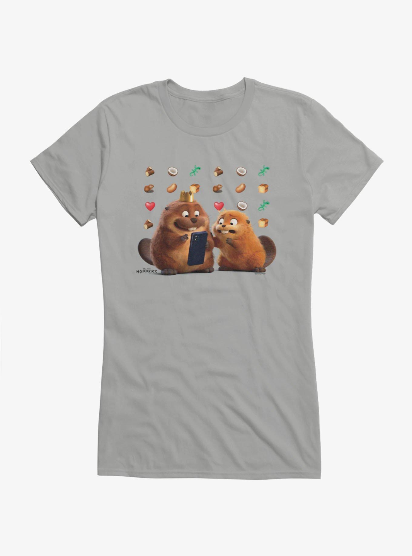 Disney Pixar Hoppers Mabel King George Emoji Phone Girls T-Shirt, , hi-res