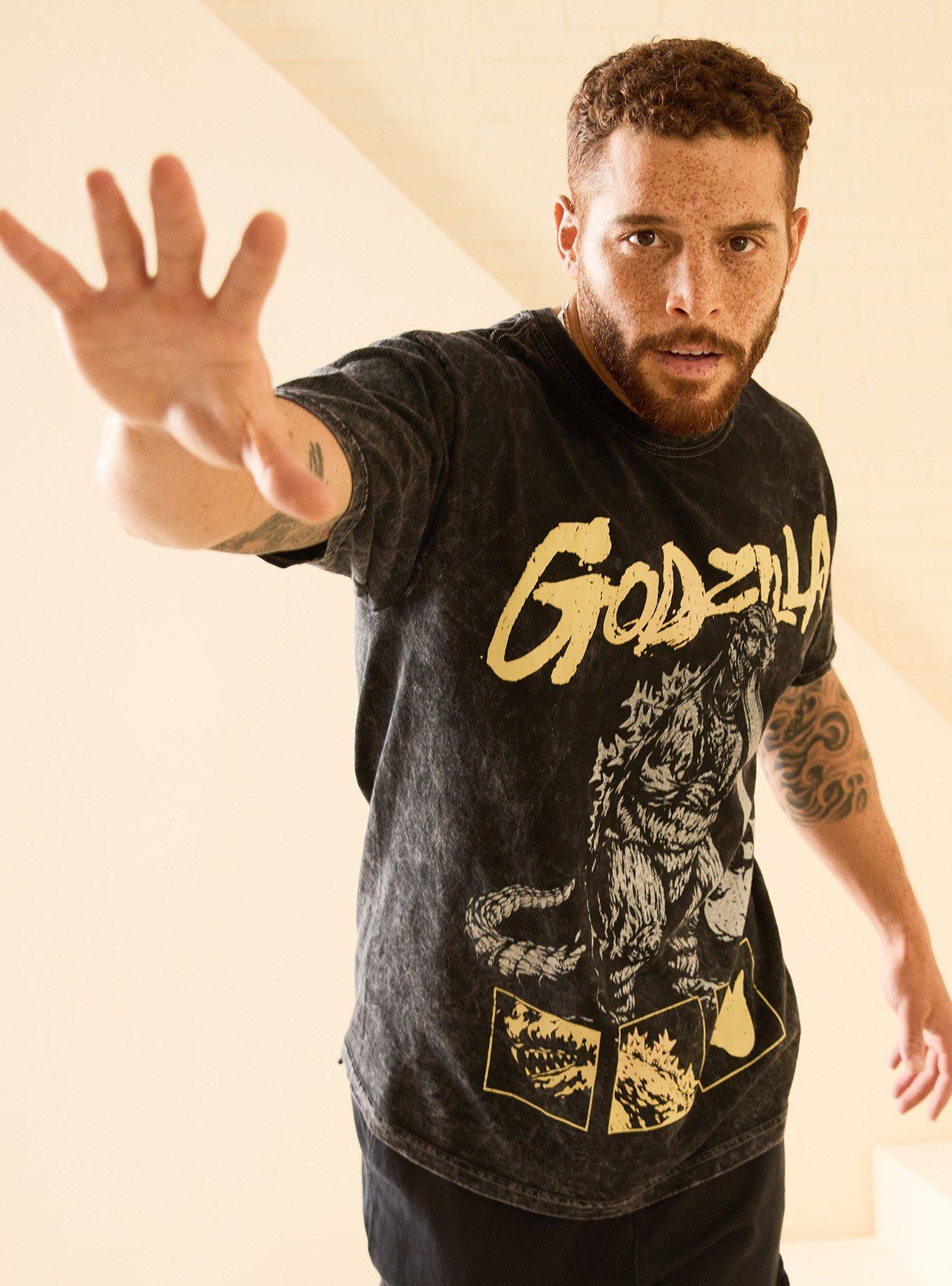 Godzilla Features Multi-Portrait T-Shirt - BoxLunch Exclusive, , hi-res