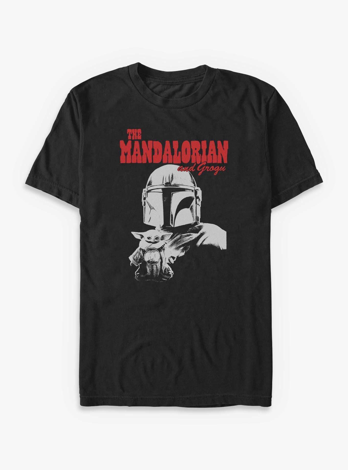 Star Wars: The Mandalorian And Grogu The Mandalorian & Grogu Duo Hunters Big & Tall T-Shirt Box Lunch Exclusive, , hi-res