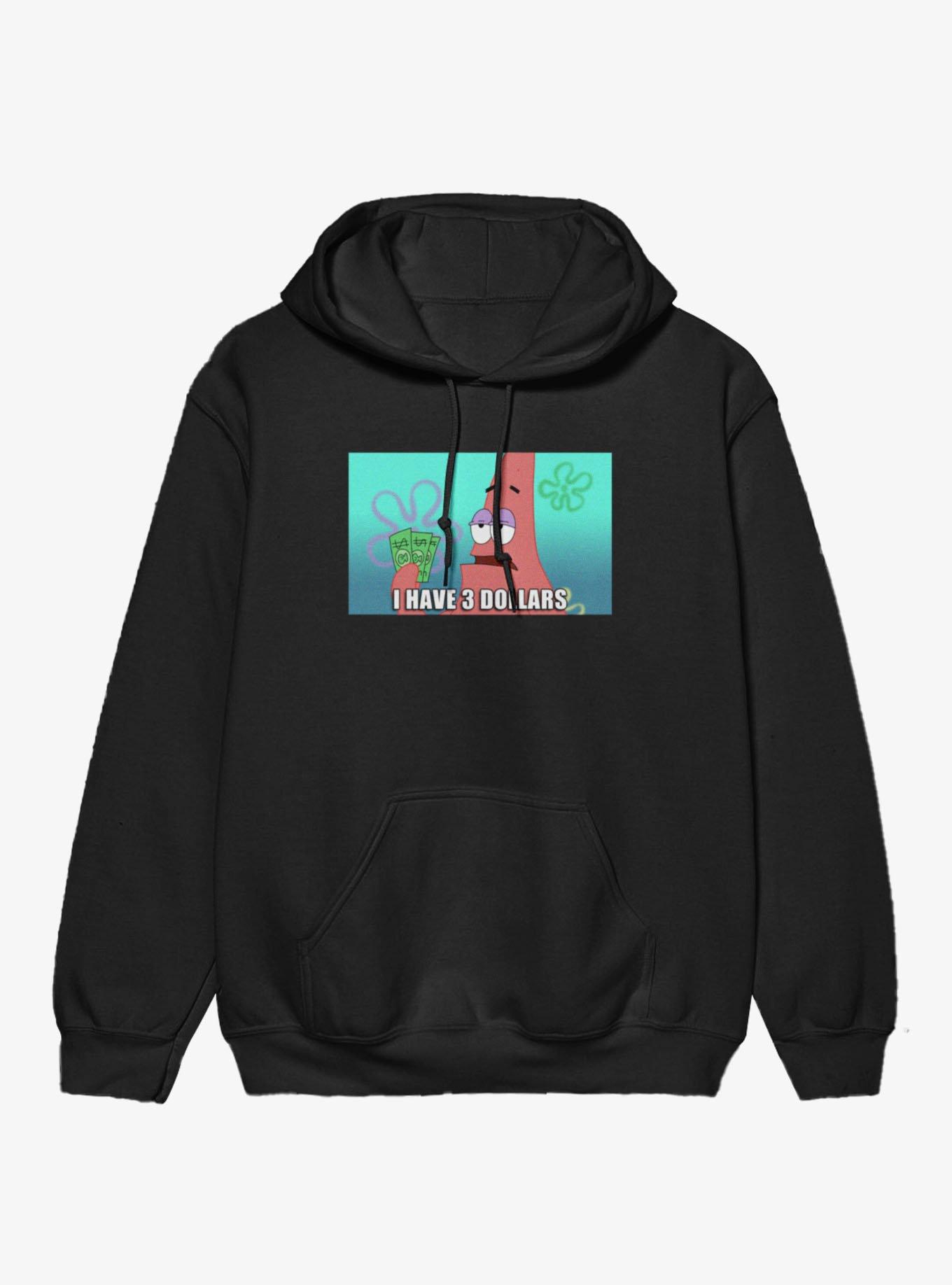 SpongeBob SquarePants Patrick 3 Dollar Meme Hoodie, , hi-res