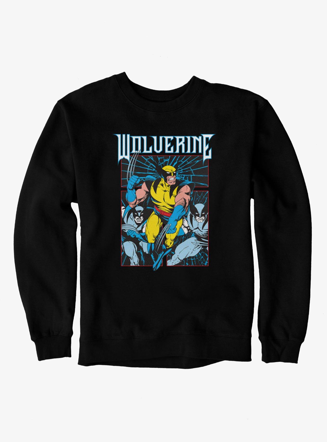 Marvel X-Men Comics Wolverine Mirror Smash Sweatshirt, , hi-res