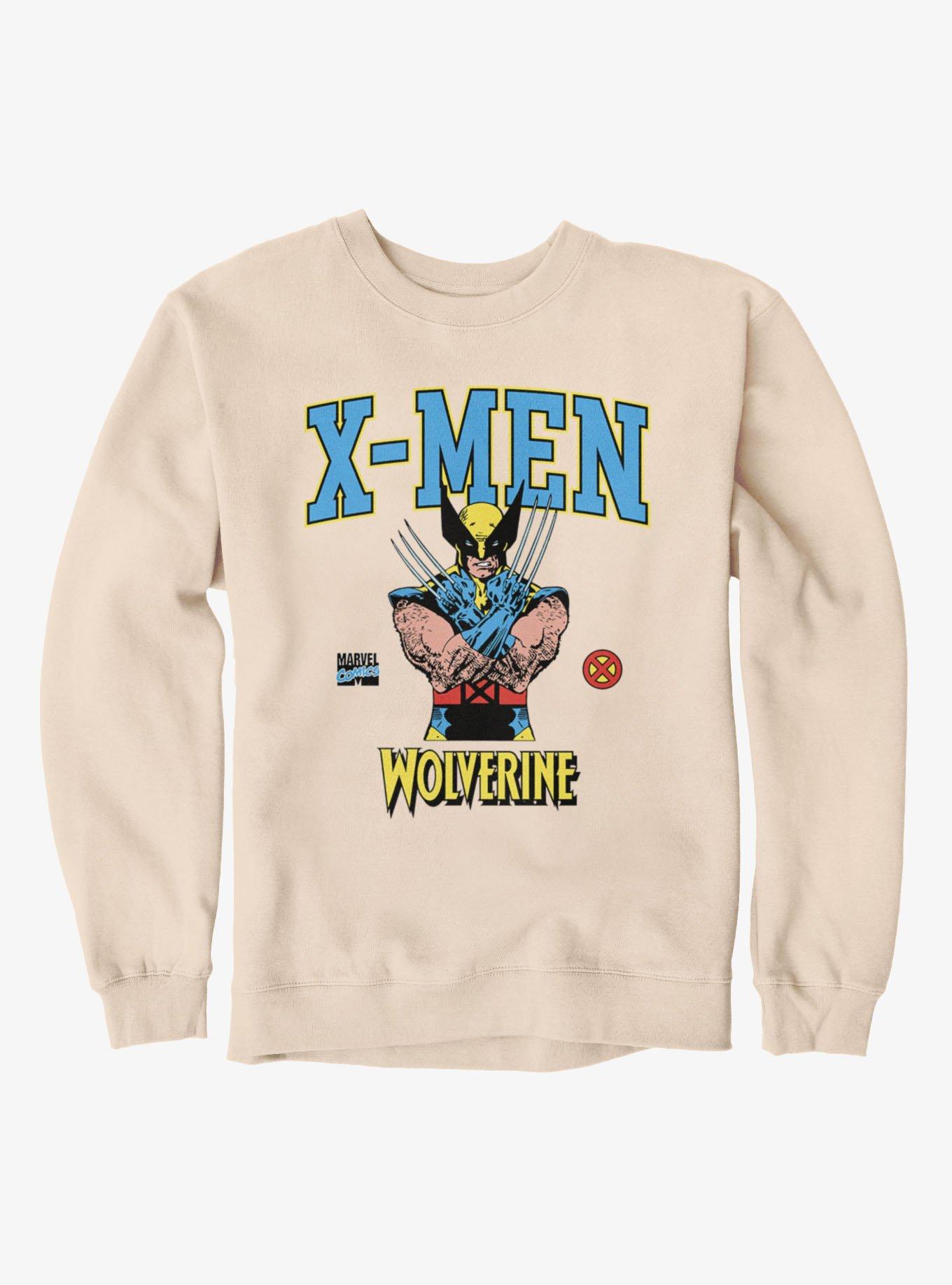 Marvel X-Men Comics Wolverine Arms Crossed Sweatshirt, , hi-res