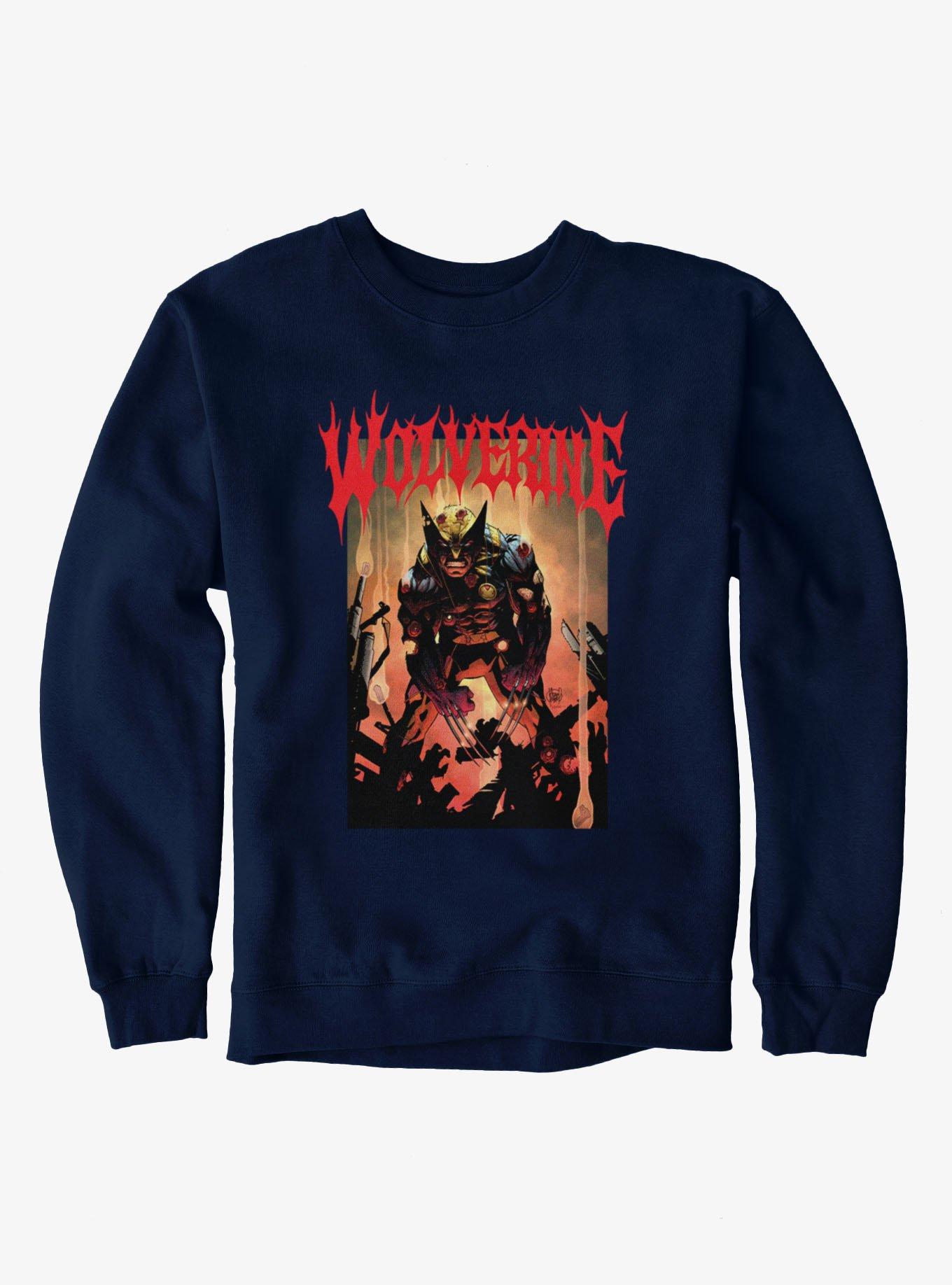 Marvel X-Men Comics Wolverine Wounded Warrior Sweatshirt, , hi-res