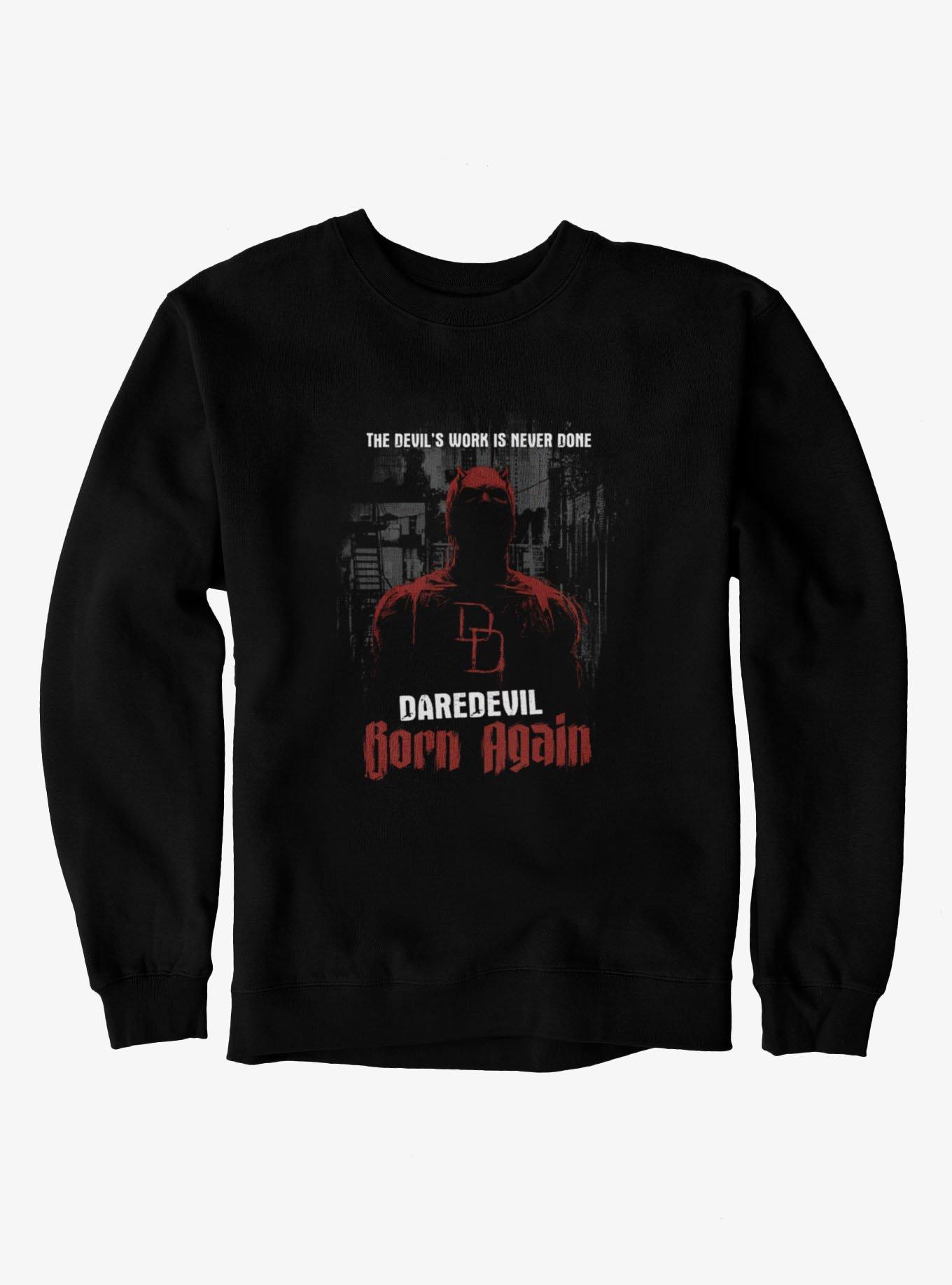 Marvel Daredevil Born Again The Devil's Work Is Never Done Sweatshirt, , hi-res