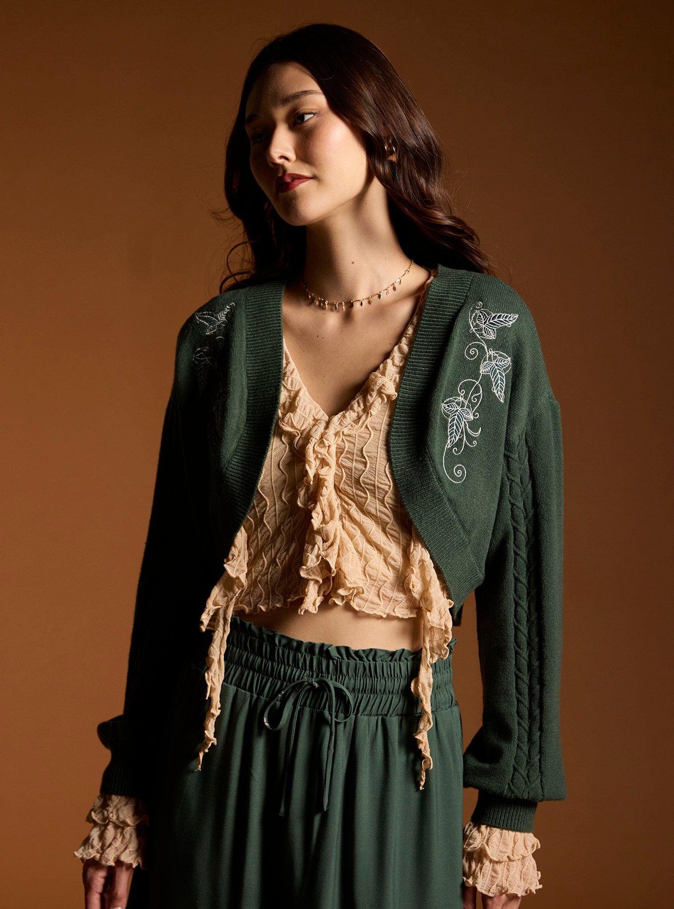 The Lord of The Rings Leaves of Lórien Bolero Cardigan Her Universe Exclusive