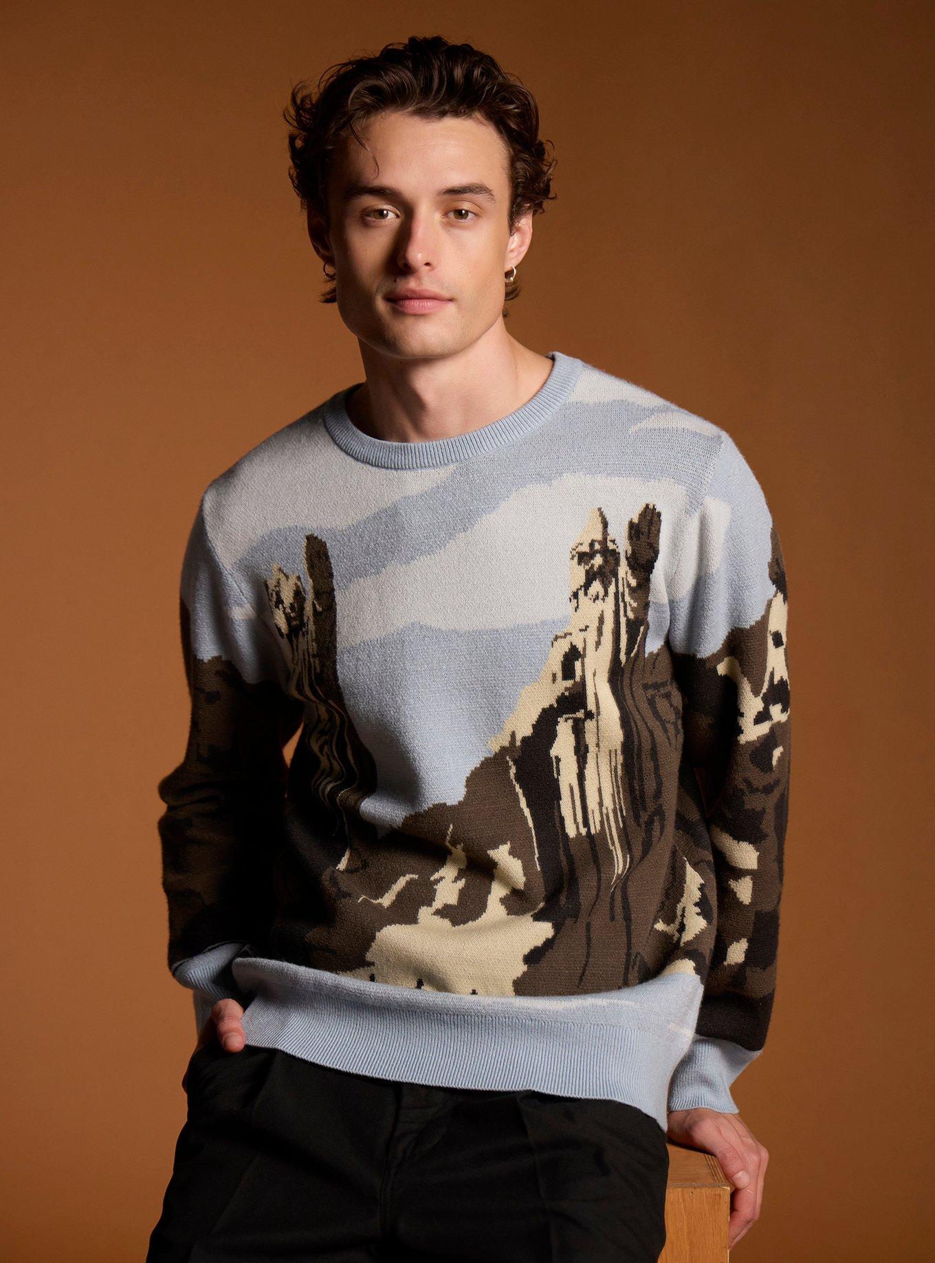 The Lord of The Rings Gates of Argonath Scenic Sweater Our Universe Exclusive