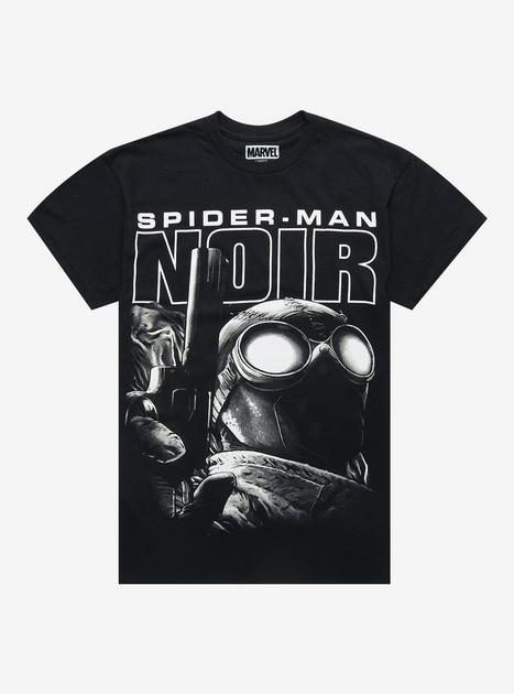 Marvel Spider-Man Noir Jumbo Portrait T-Shirt | Hot Topic