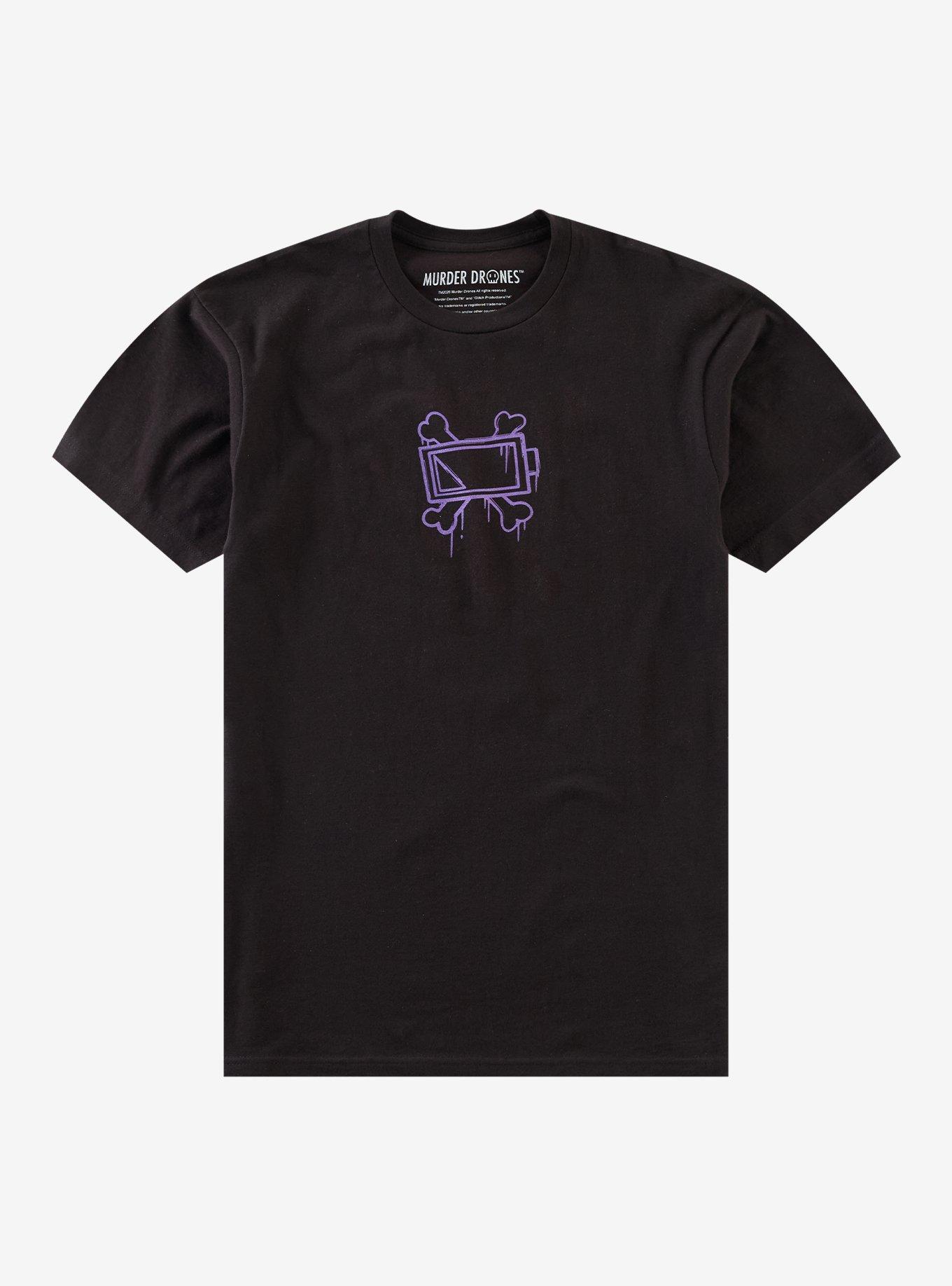 Murder Drones Uzi Purple Portrait T-Shirt, , hi-res