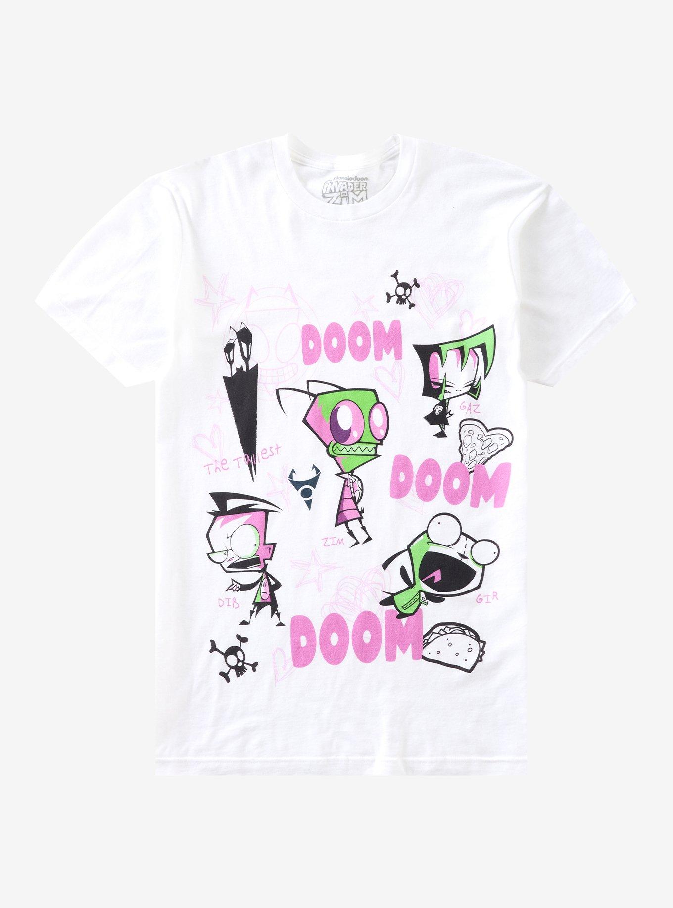 Invader Zim Character Doom Grid T-Shirt, , hi-res