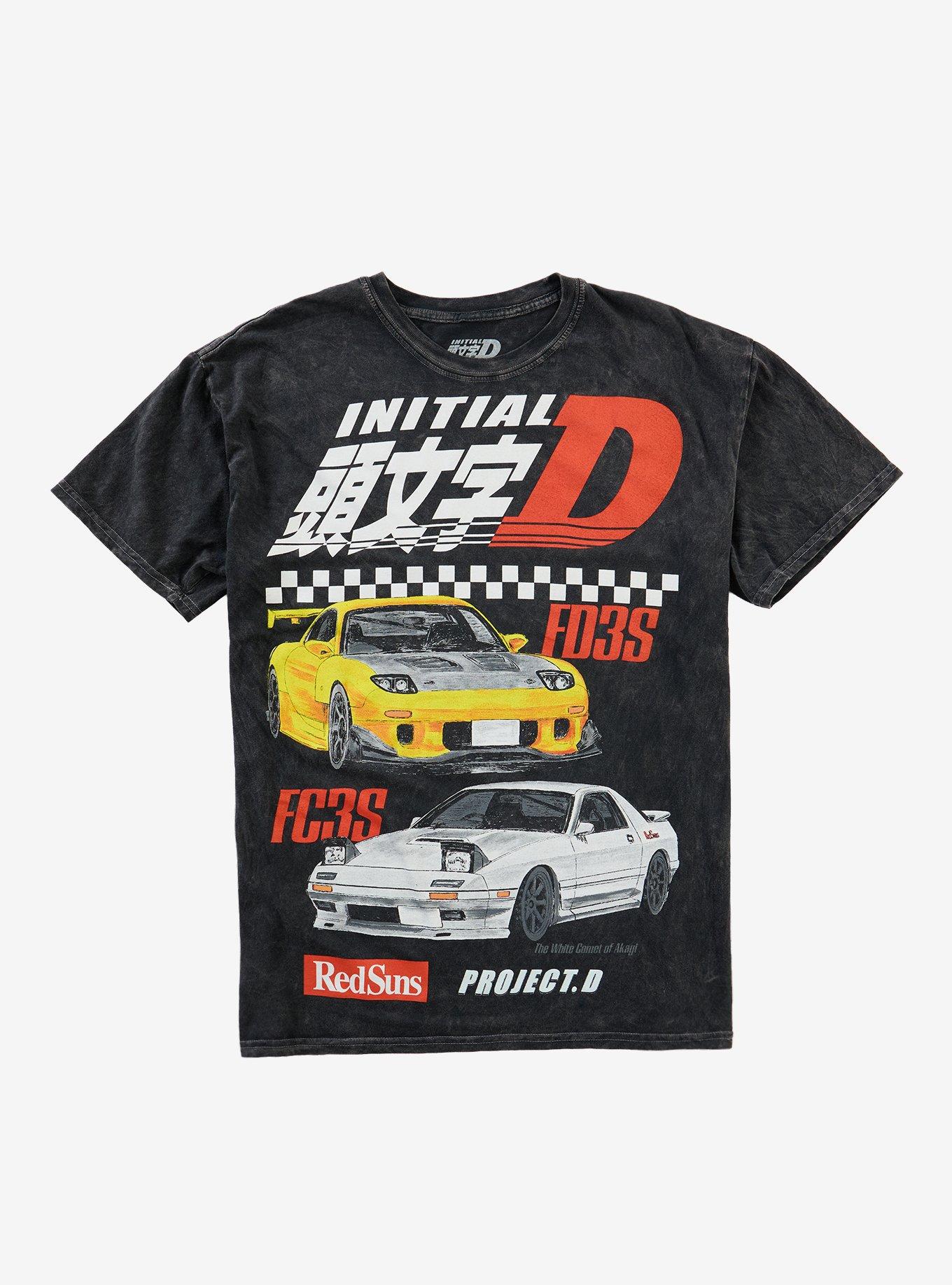 Initial D RedSuns Cars T-Shirt, , hi-res