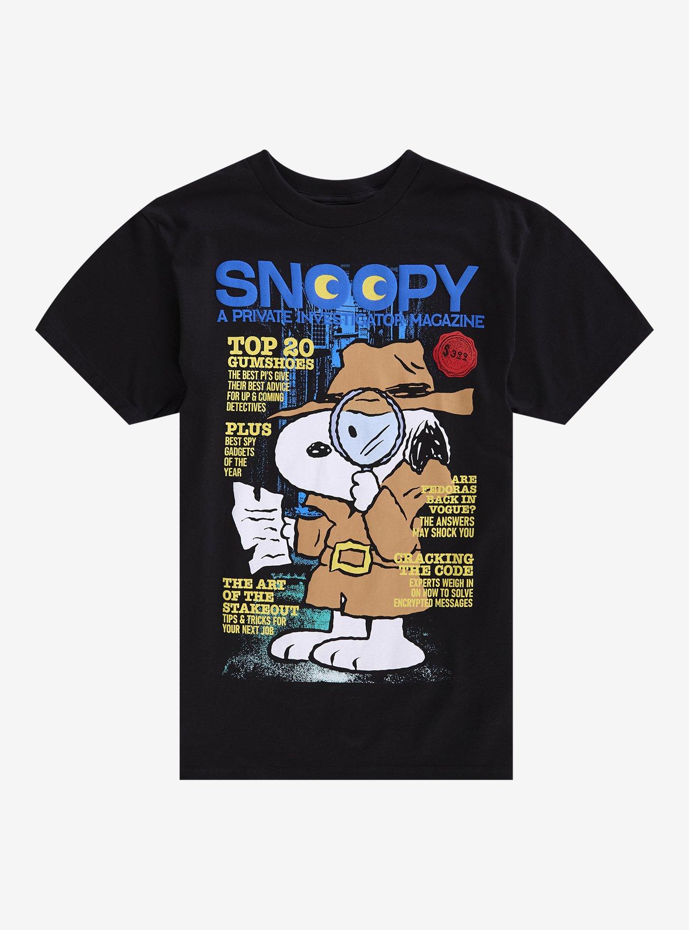 Peanuts Detective Snoopy T-Shirt, , hi-res