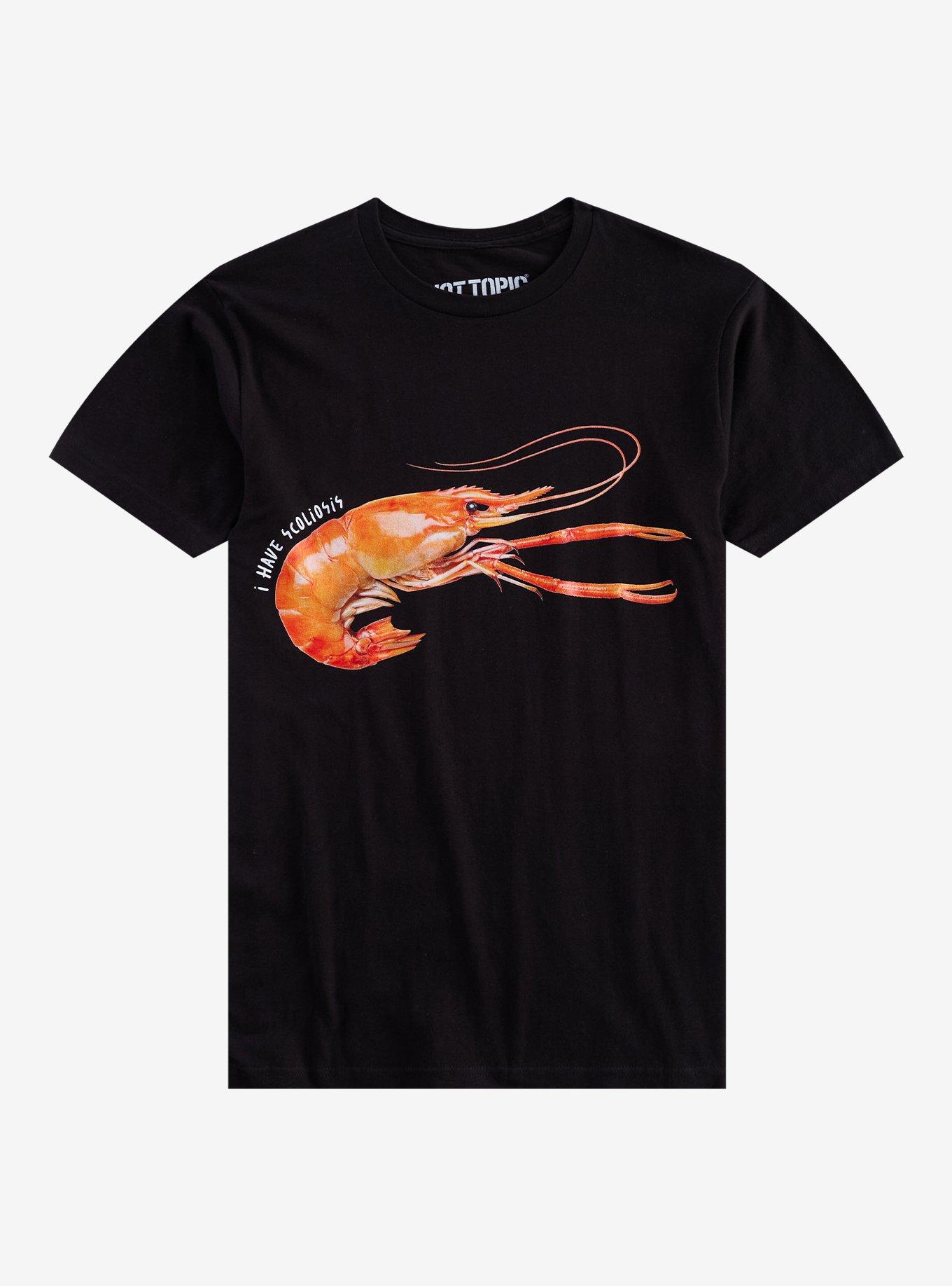 I Have Scoliosis Shrimp T-Shirt, , hi-res
