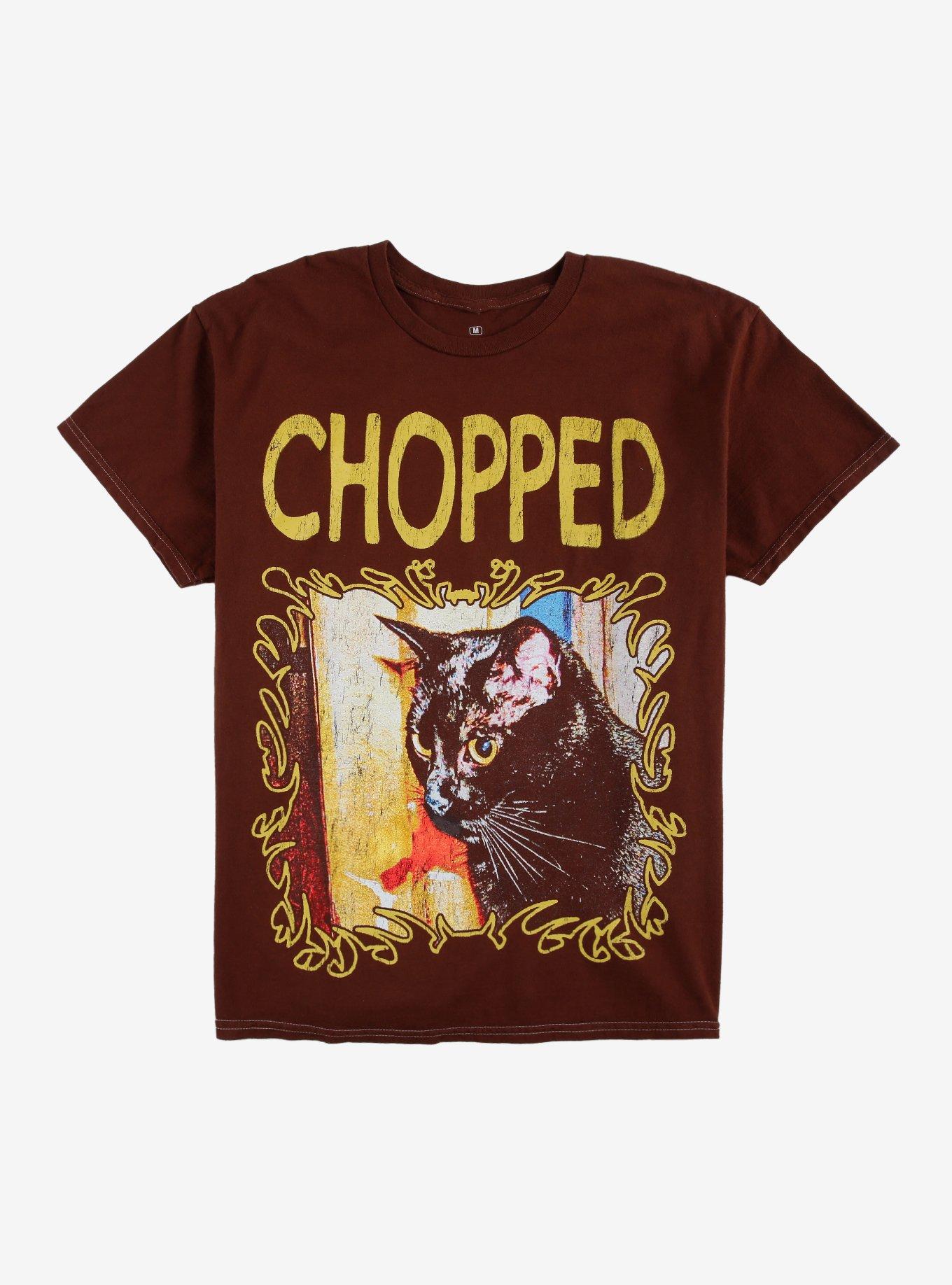 Chopped Cat Portrait T-Shirt, , hi-res