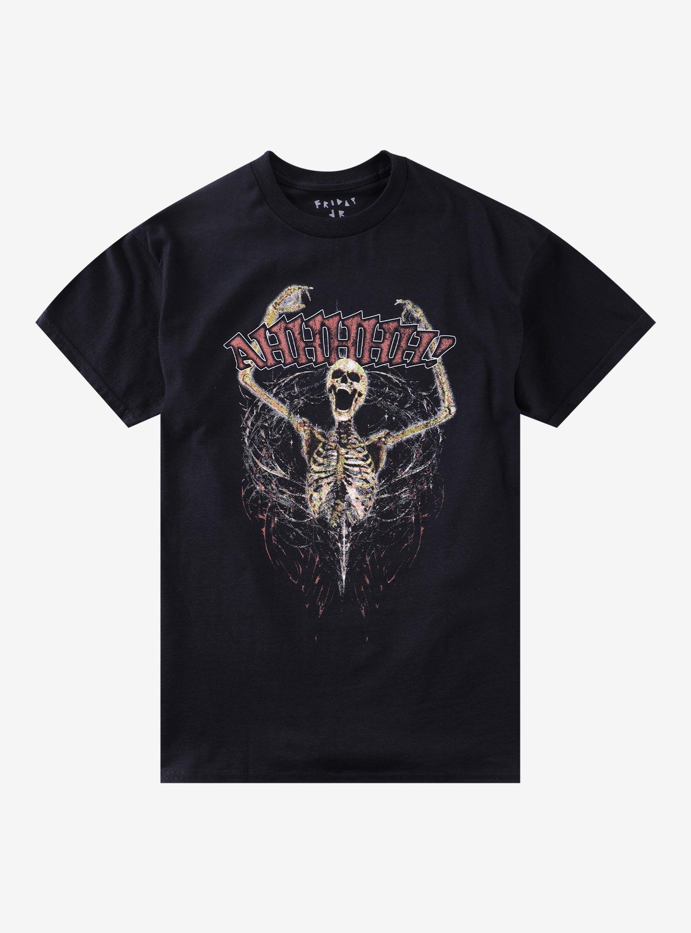 Screaming Skeleton T-Shirt By Friday Jr., , hi-res